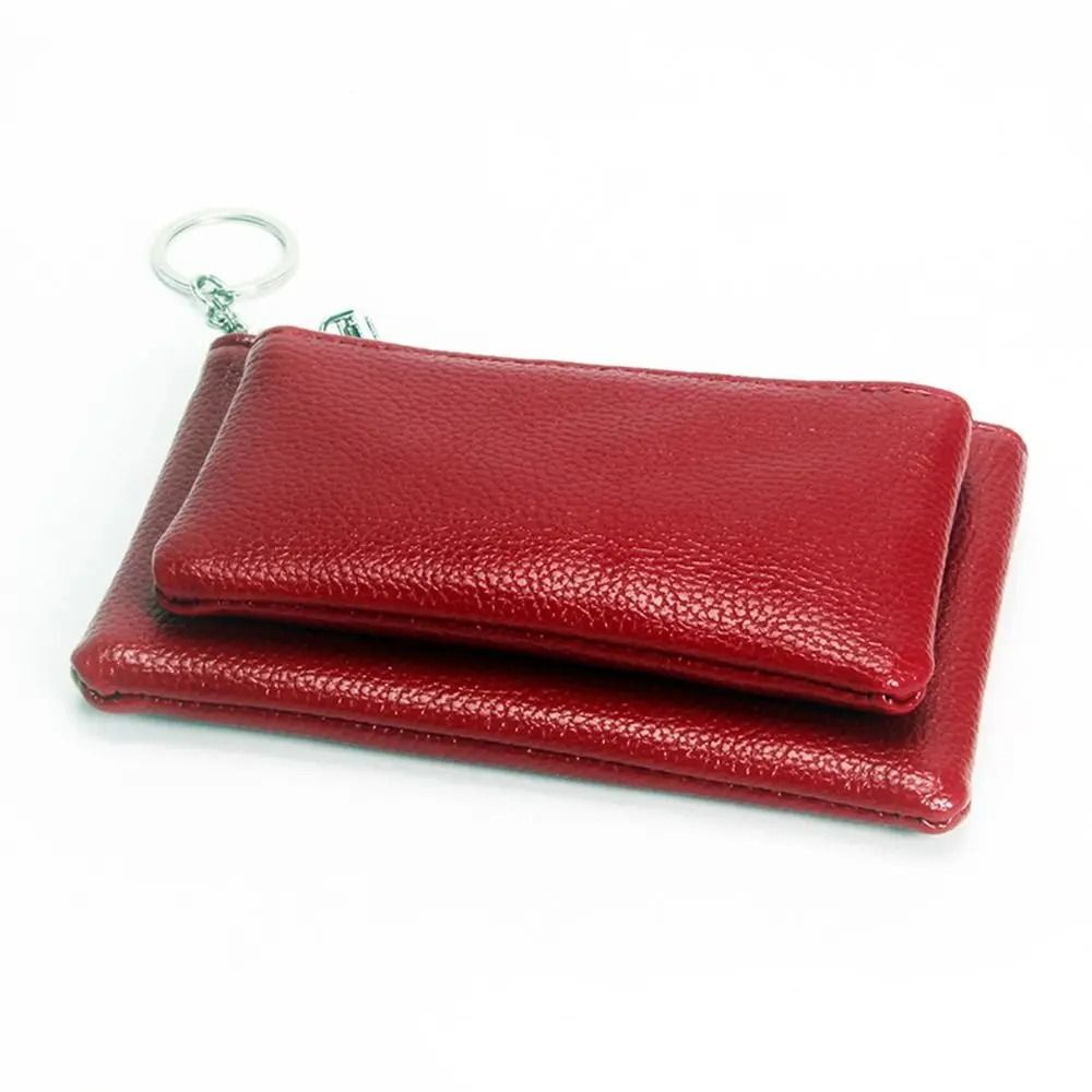 Elegant Lychee Pattern Slim Zipper Wallet 2