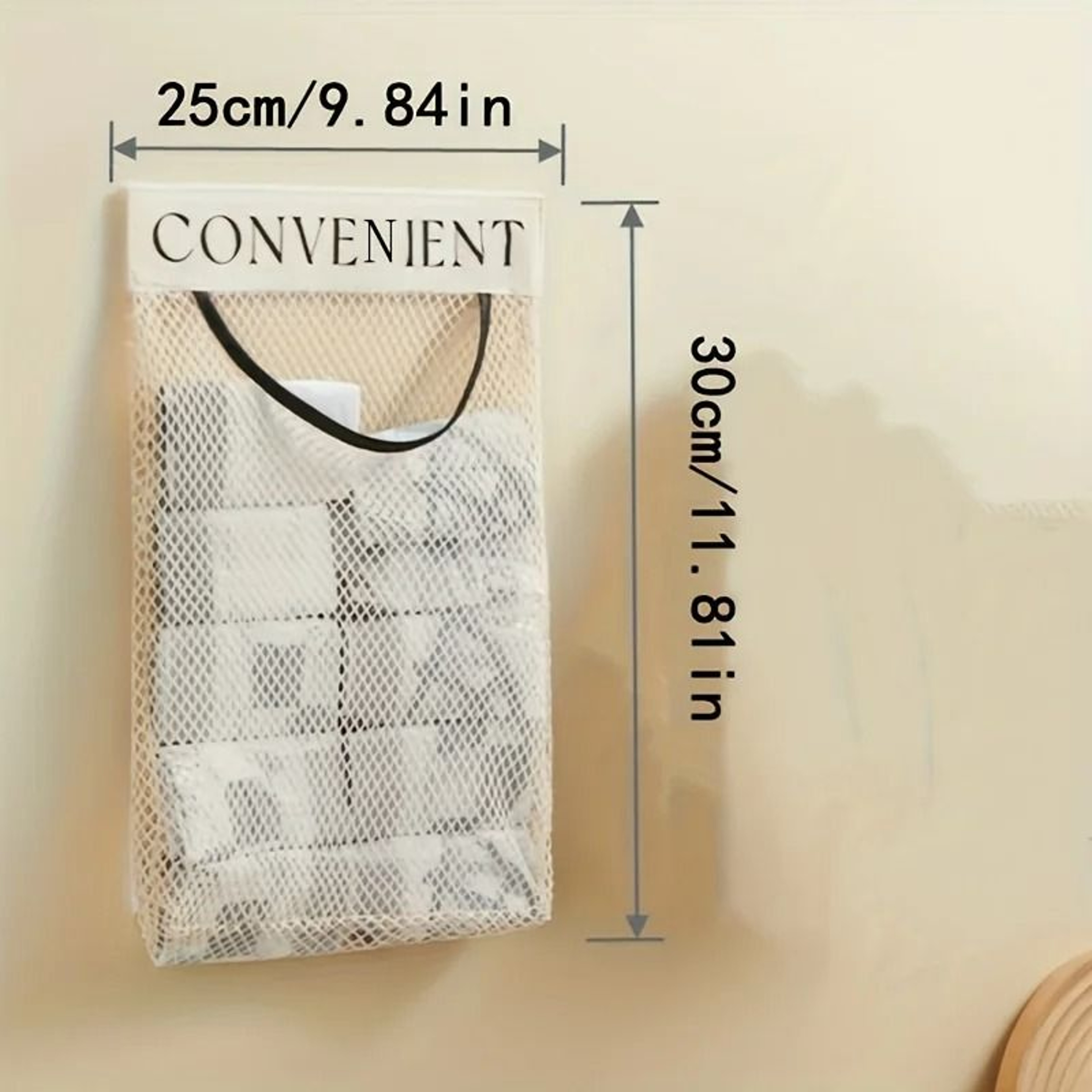 Hanging Mesh Garbage Bag And Fruit Organizer 5