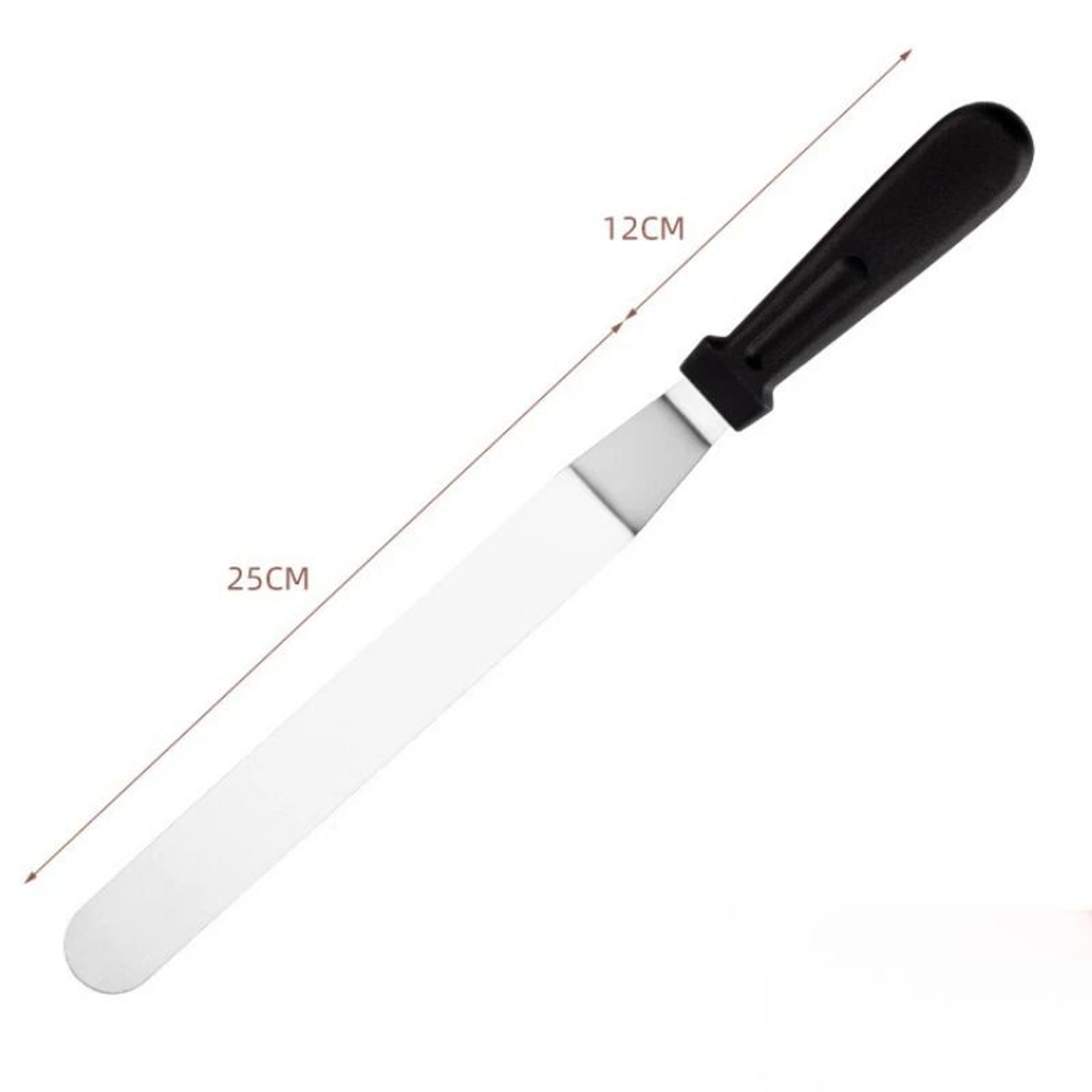 3 Piece Stainless Steel Offset Cake Spatula Set 8