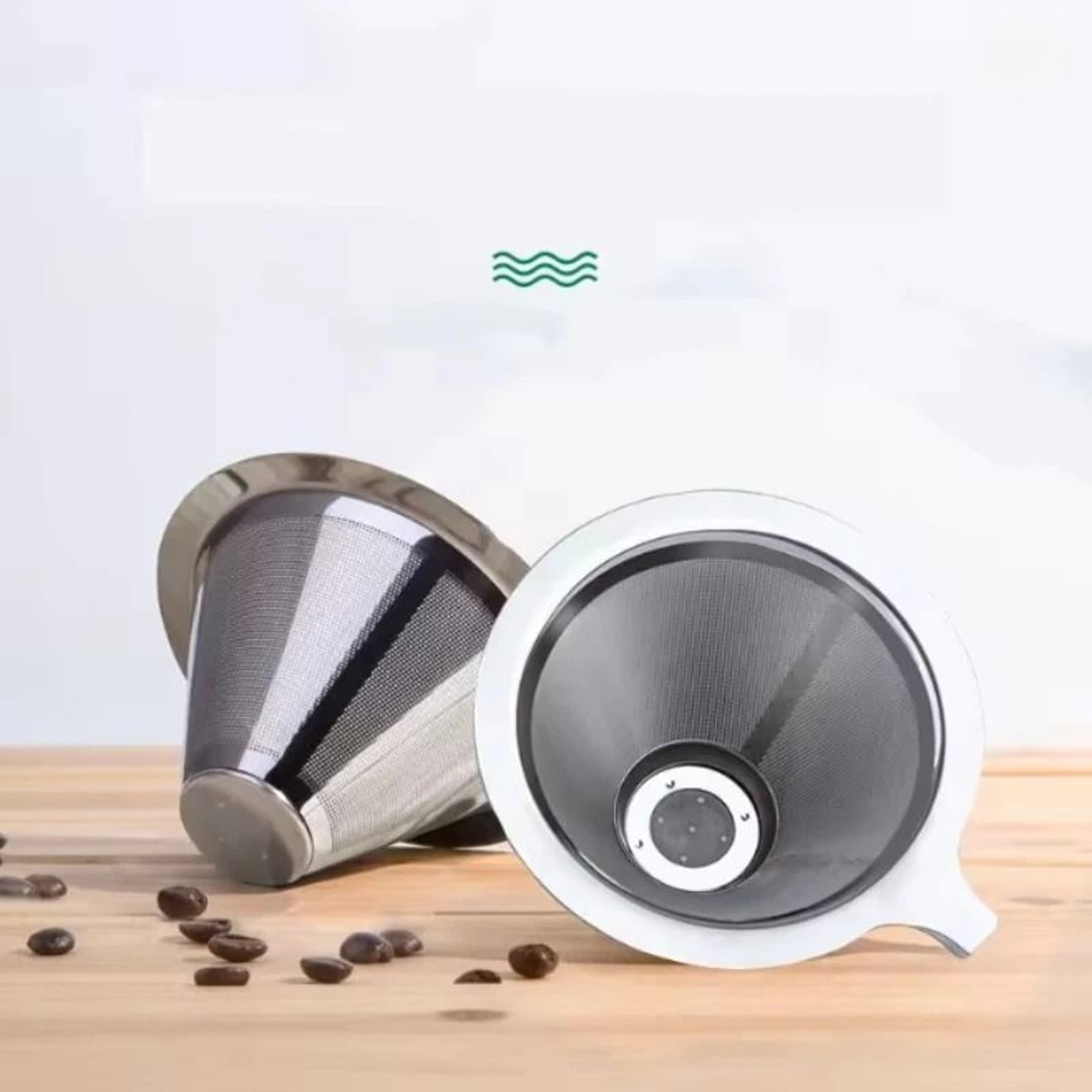 304 Stainless Steel Reusable Coffee Filter 1