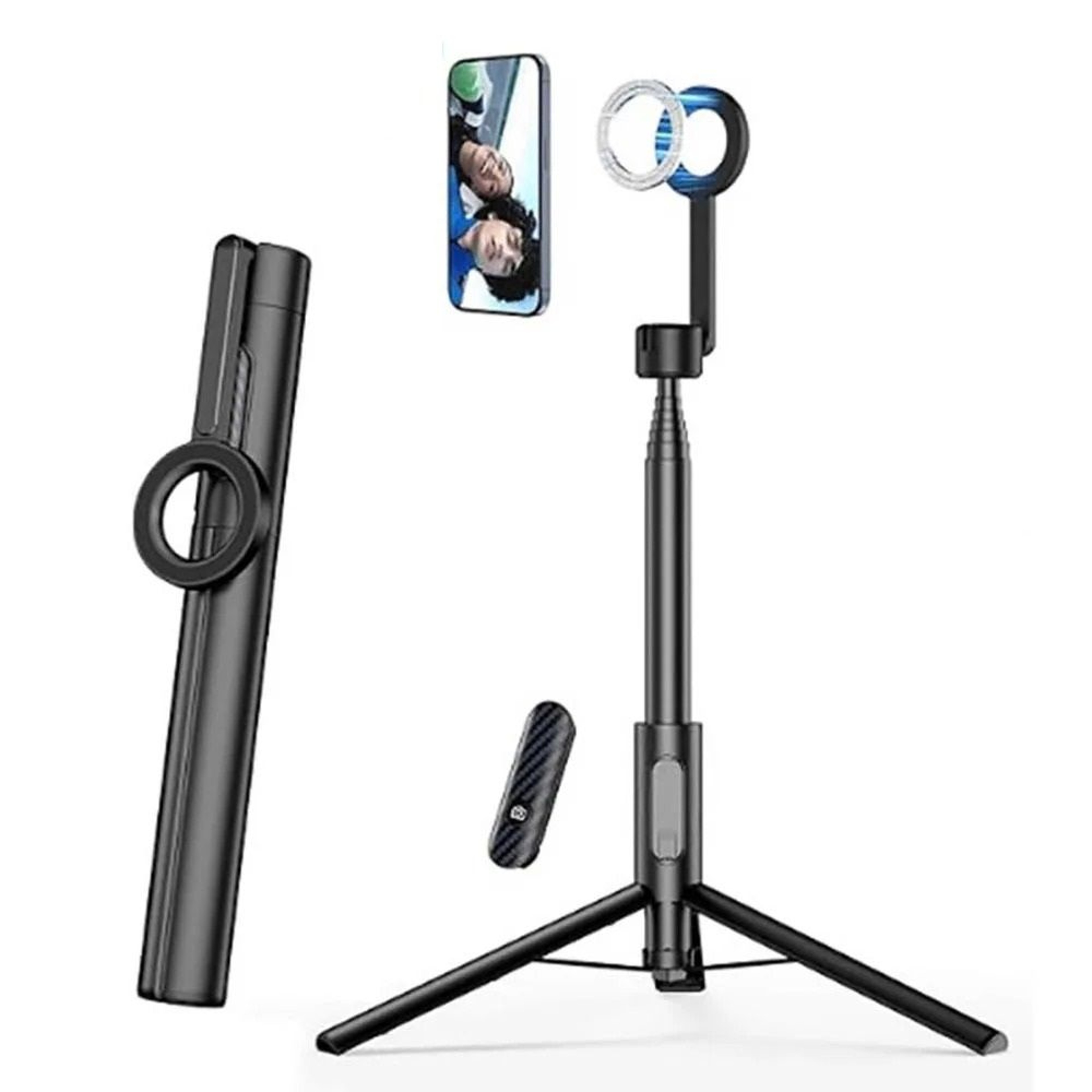 Magnetic Wireless Bluetooth Selfie Stick And Tripod 0
