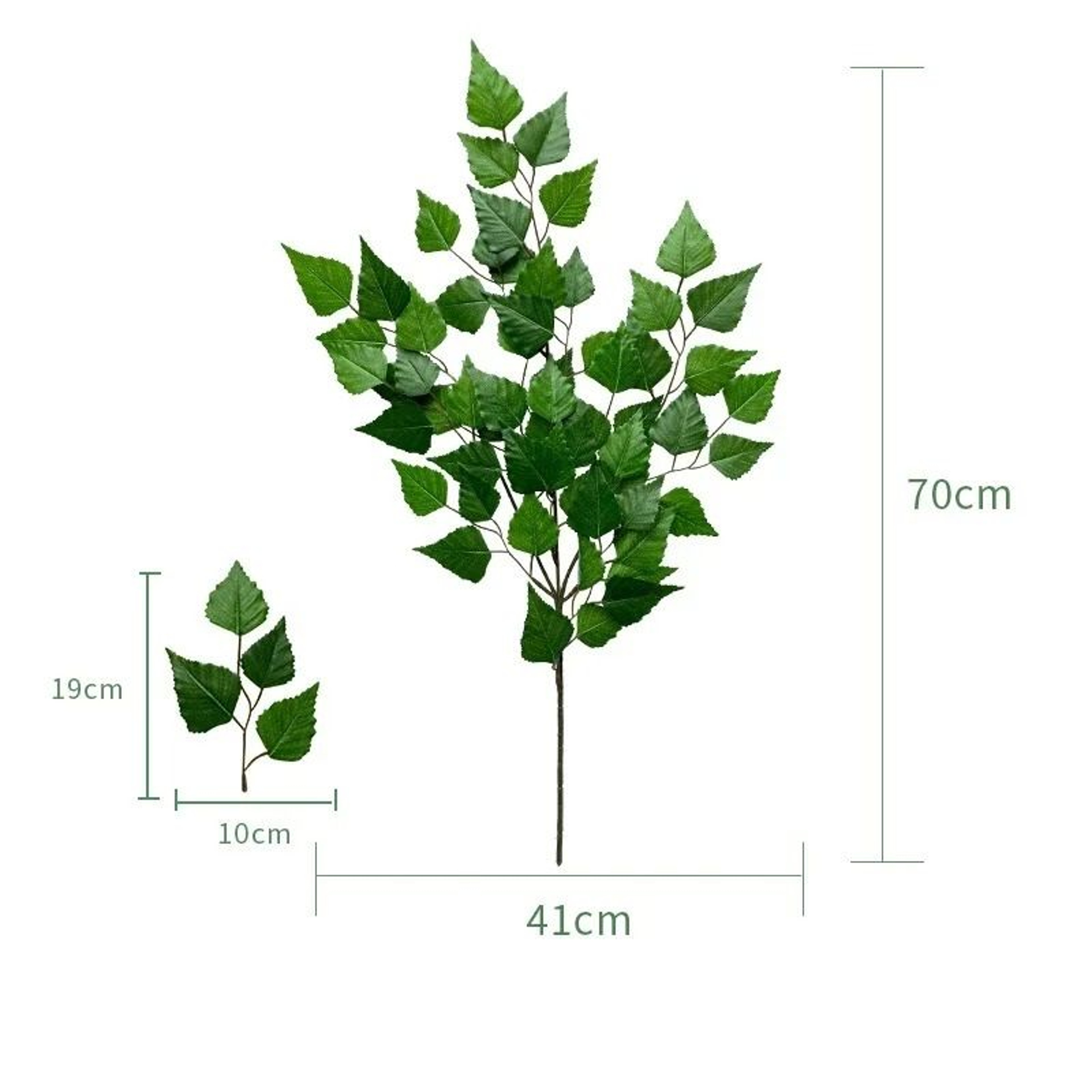 Silver Dollar Artificial Eucalyptus Greenery Stem 23