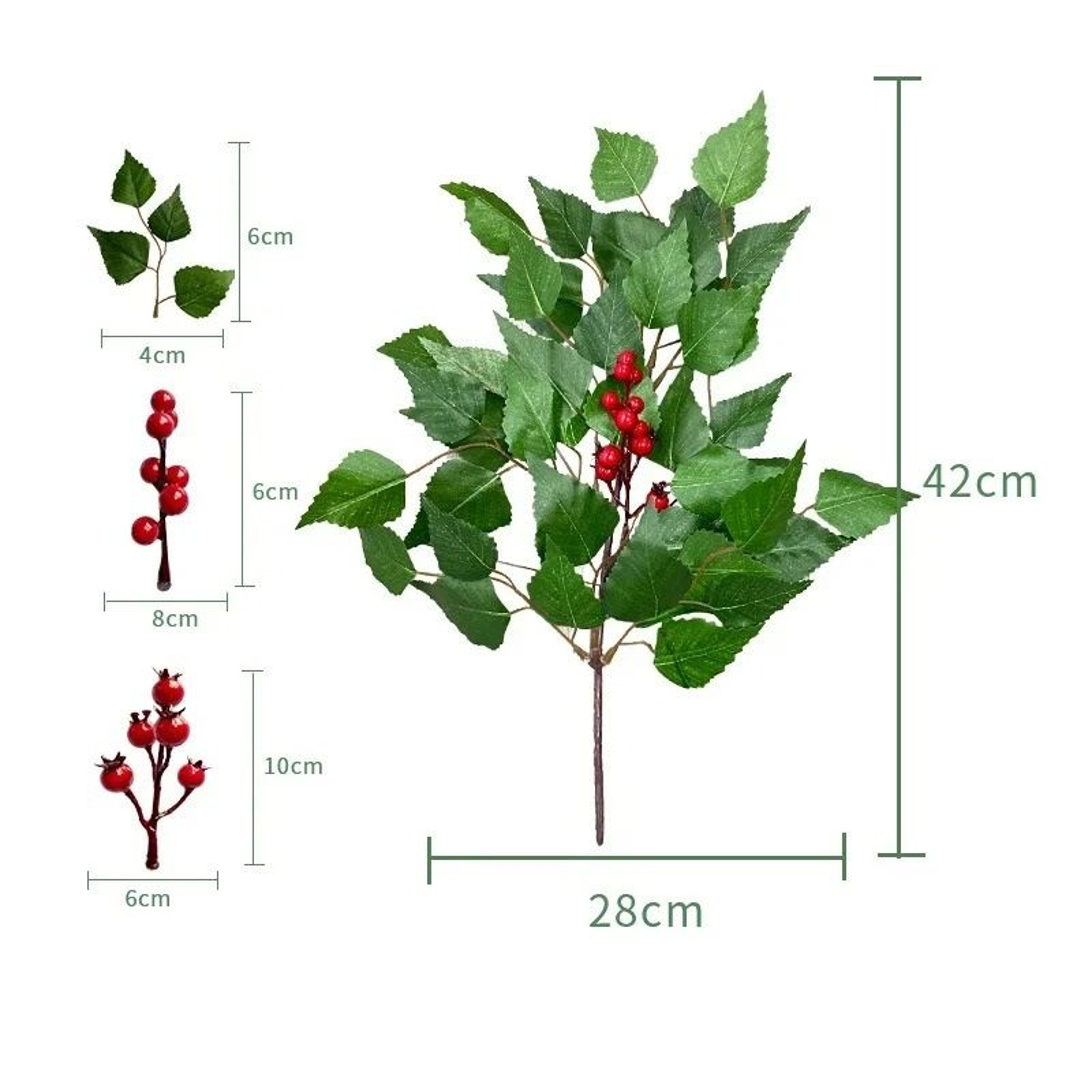 Silver Dollar Artificial Eucalyptus Greenery Stem 28