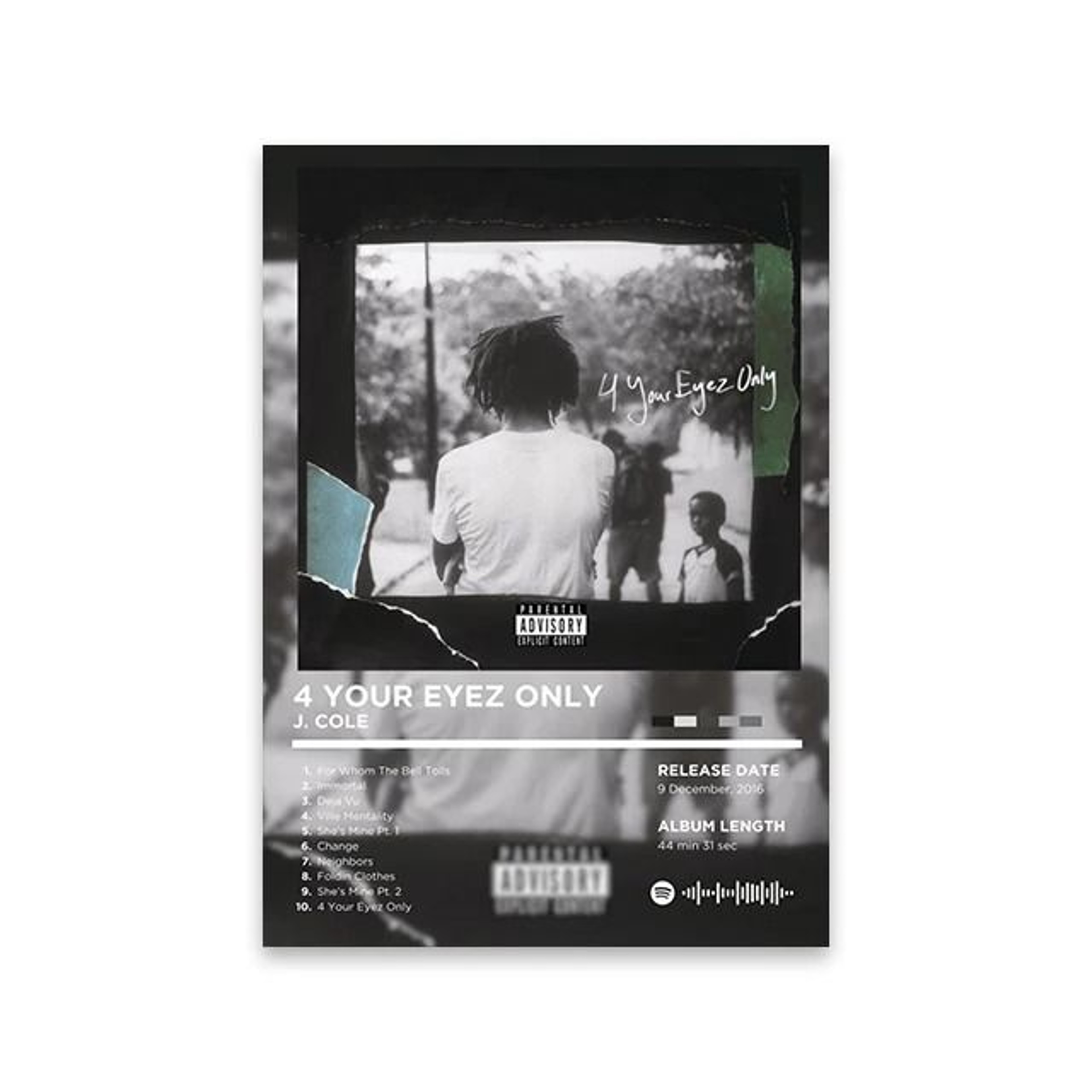 Modern HipHop Heritage Retro Album Art Print 22