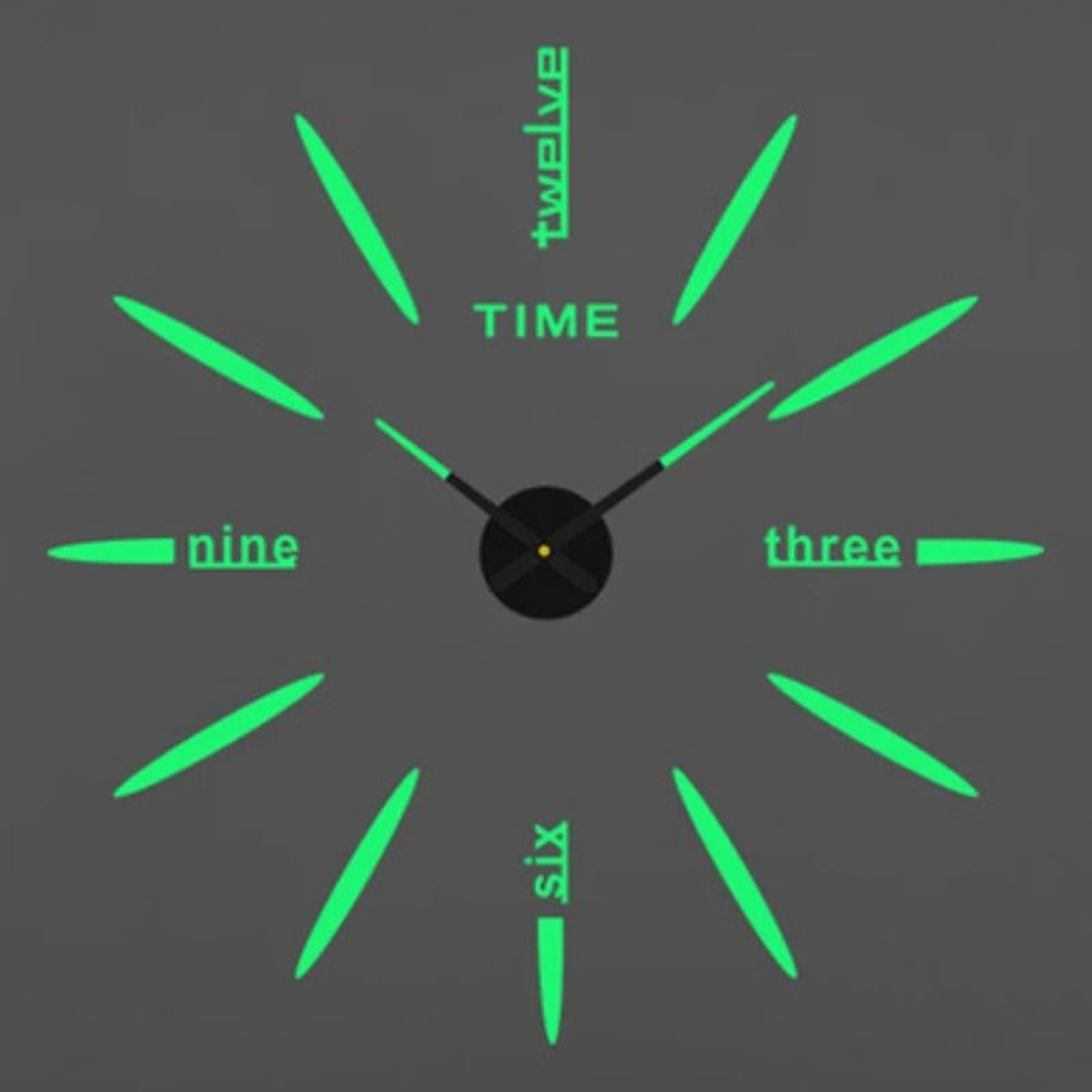 Contemporary 3D Oversized DIY Mirror Wall Clock 29