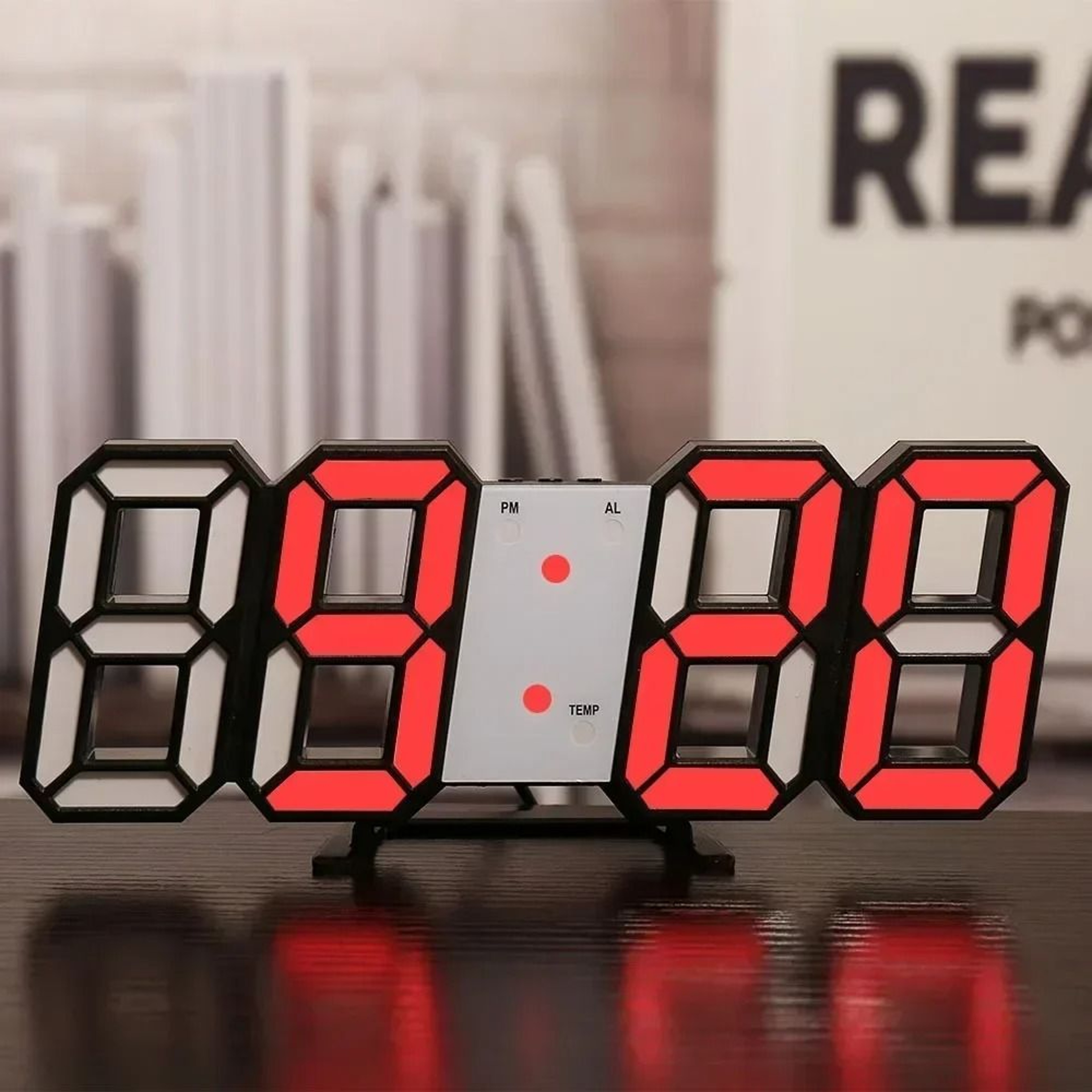 Architectural 3D LED High Definition Digital Timepiece 11
