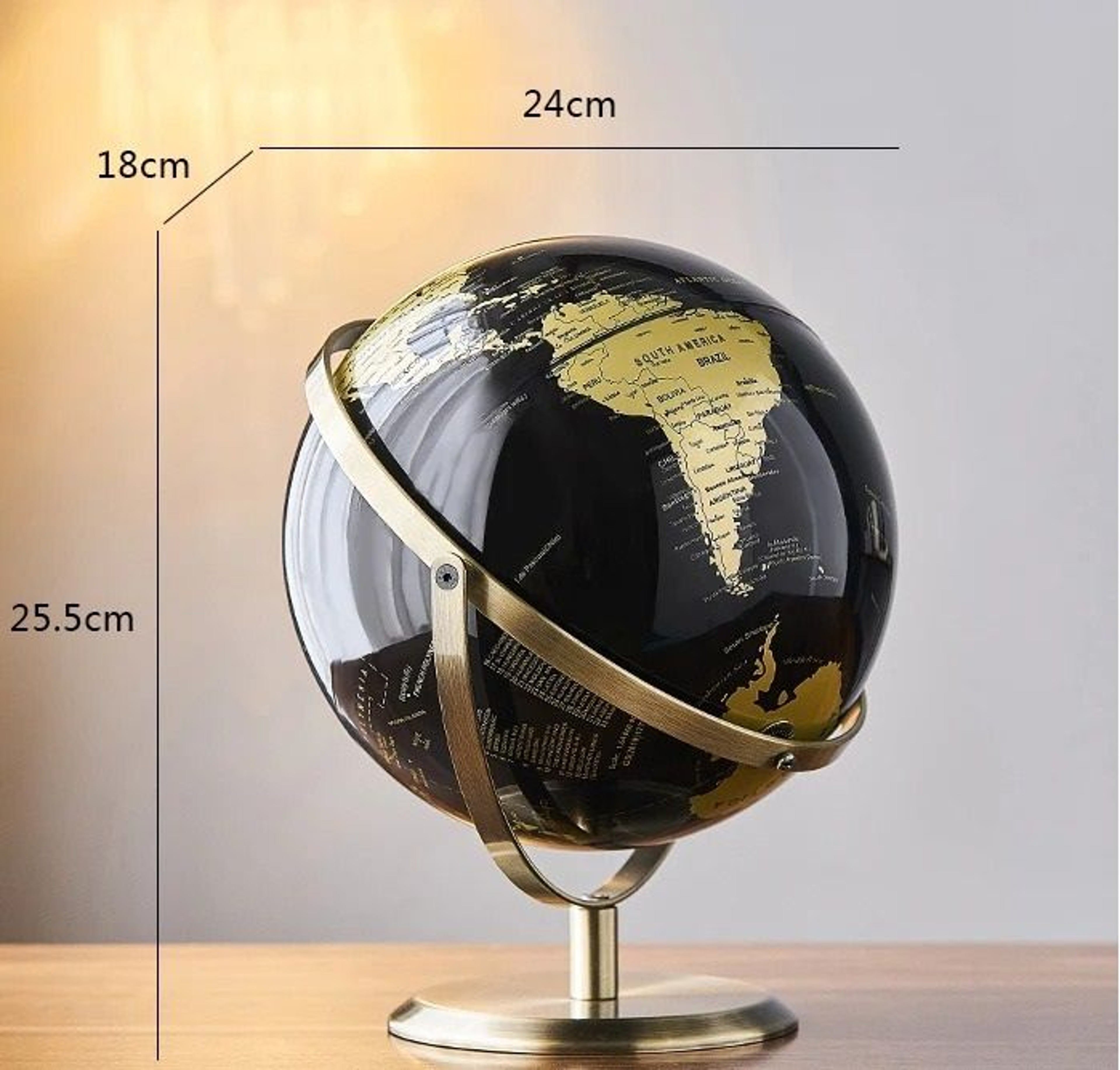 Architectural Retro Heritage Desktop Globe 11