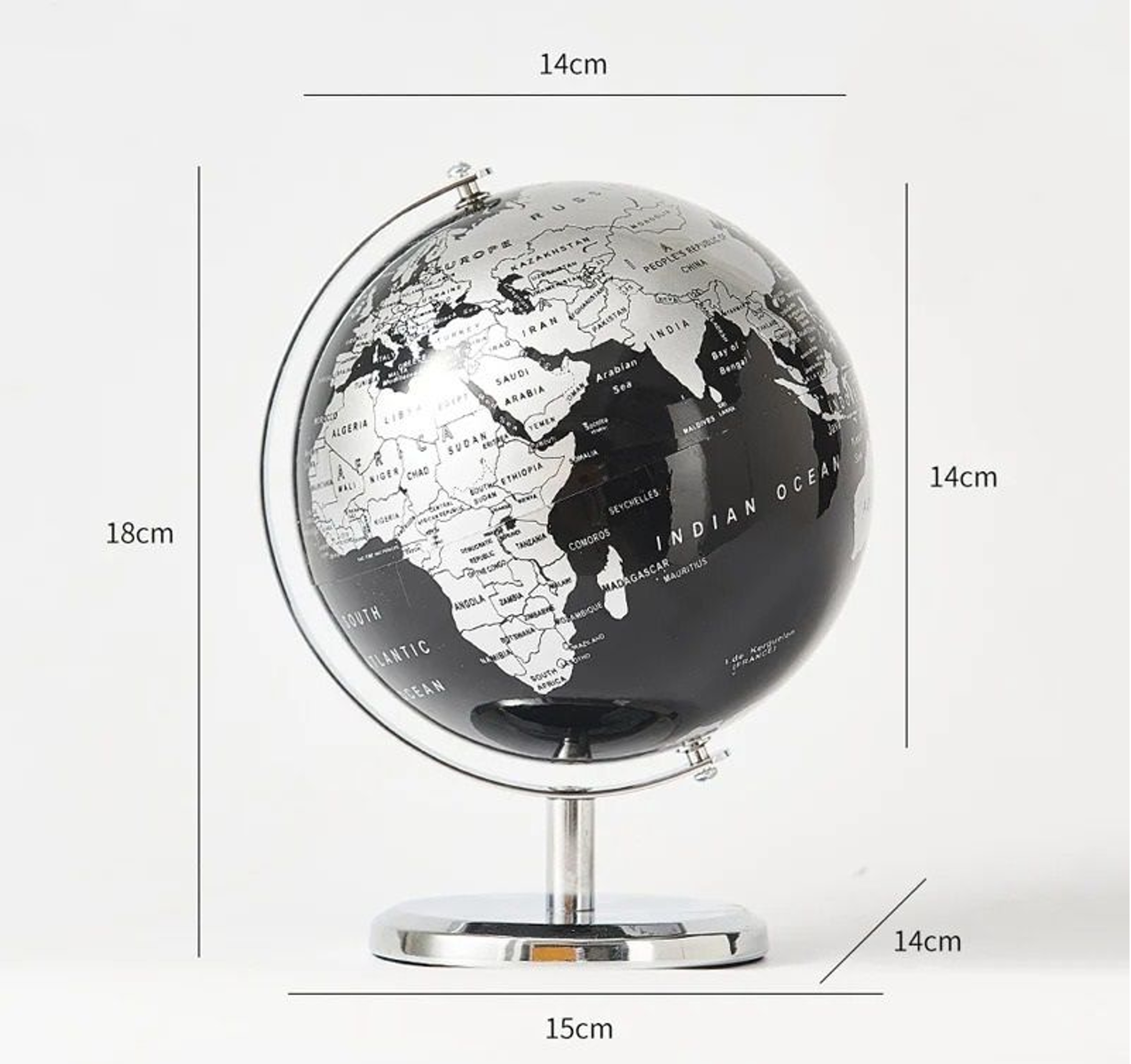 Architectural Retro Heritage Desktop Globe 7