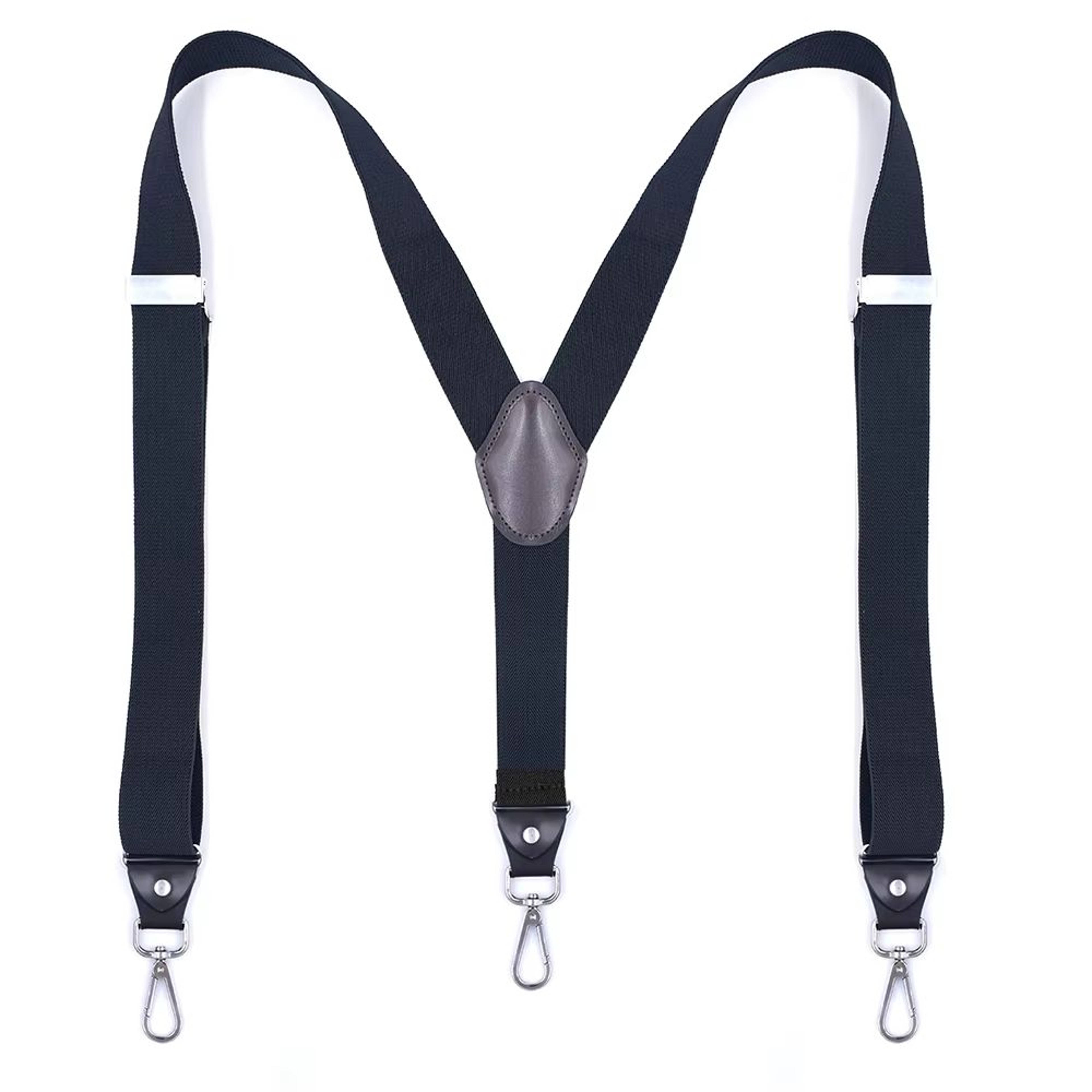 Mens Heavy Duty Work Suspenders With YBack Design  Secure Belt Loop Hook Clips 12