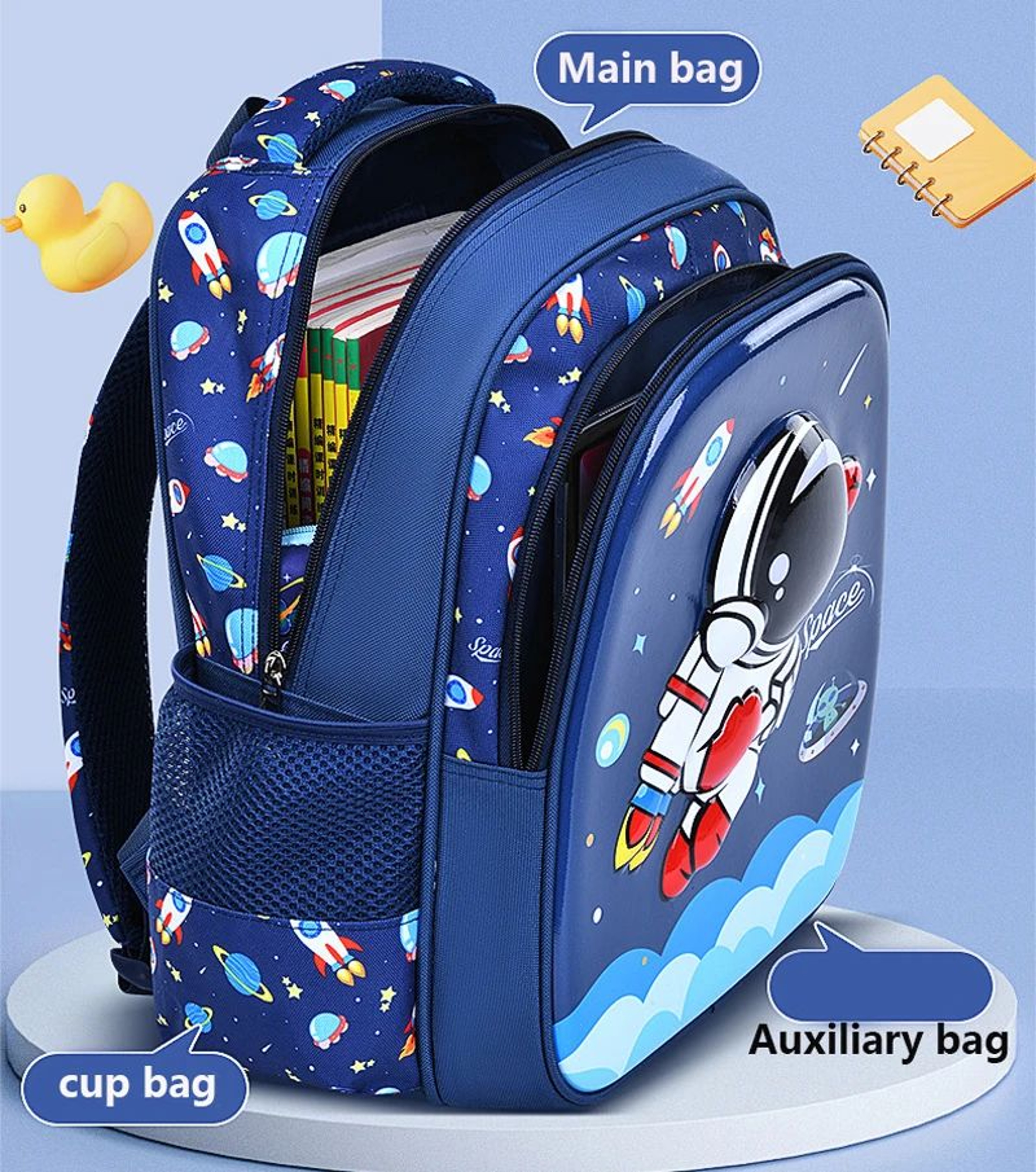 3D Stereoscopic Astronaut Primary Back Pack 11