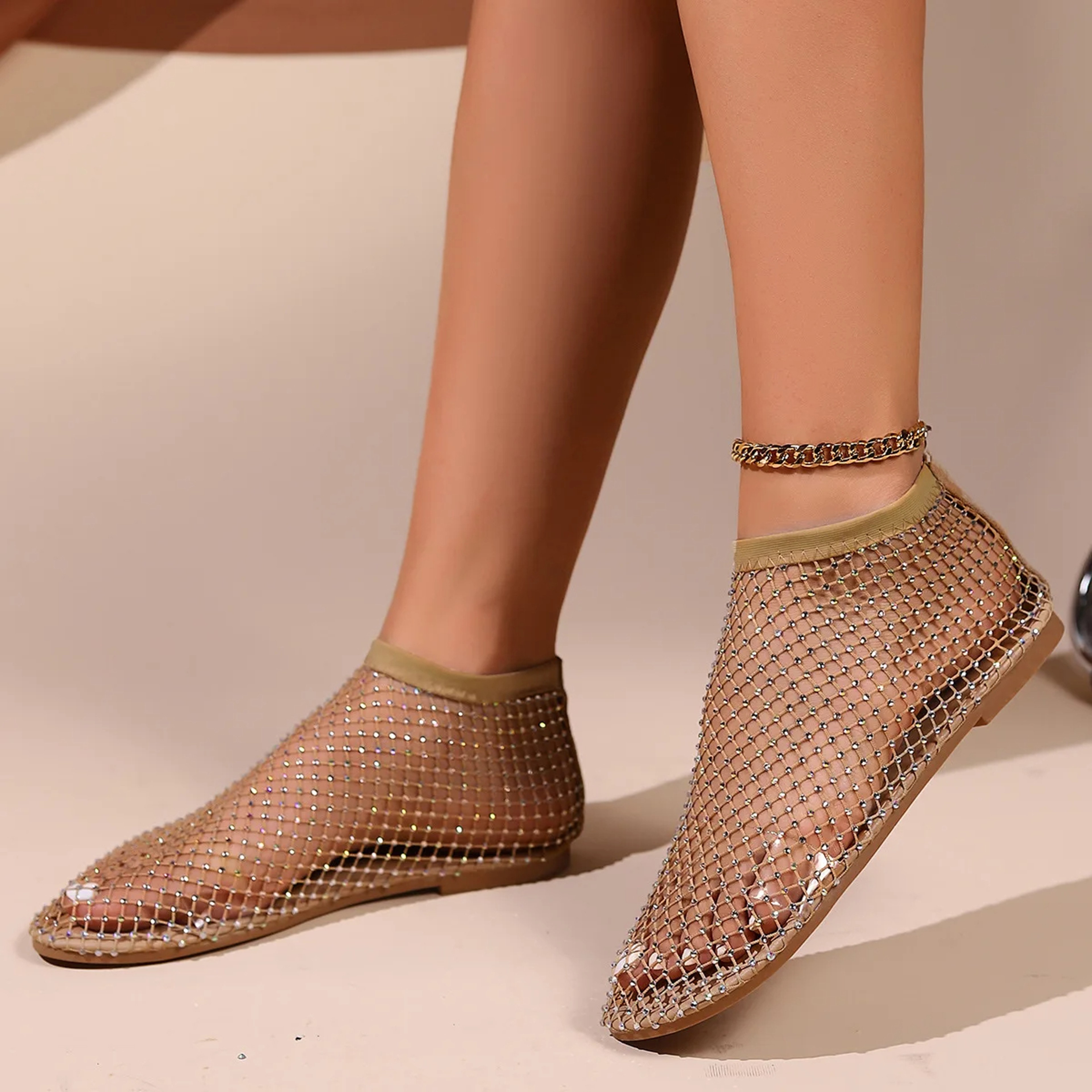 Shiny Stylish Flats 7