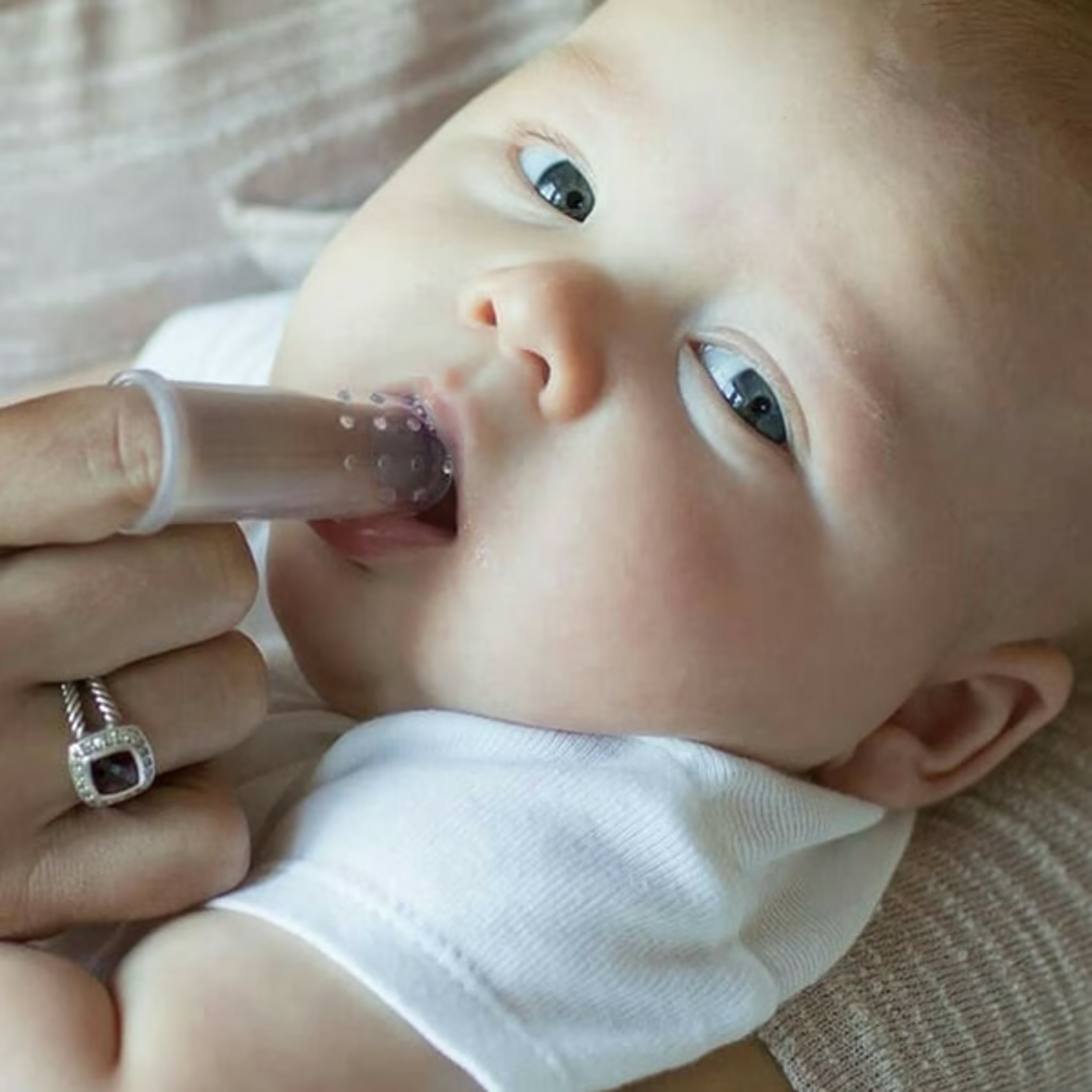 DualSided Silicone Infant Finger Toothbrush