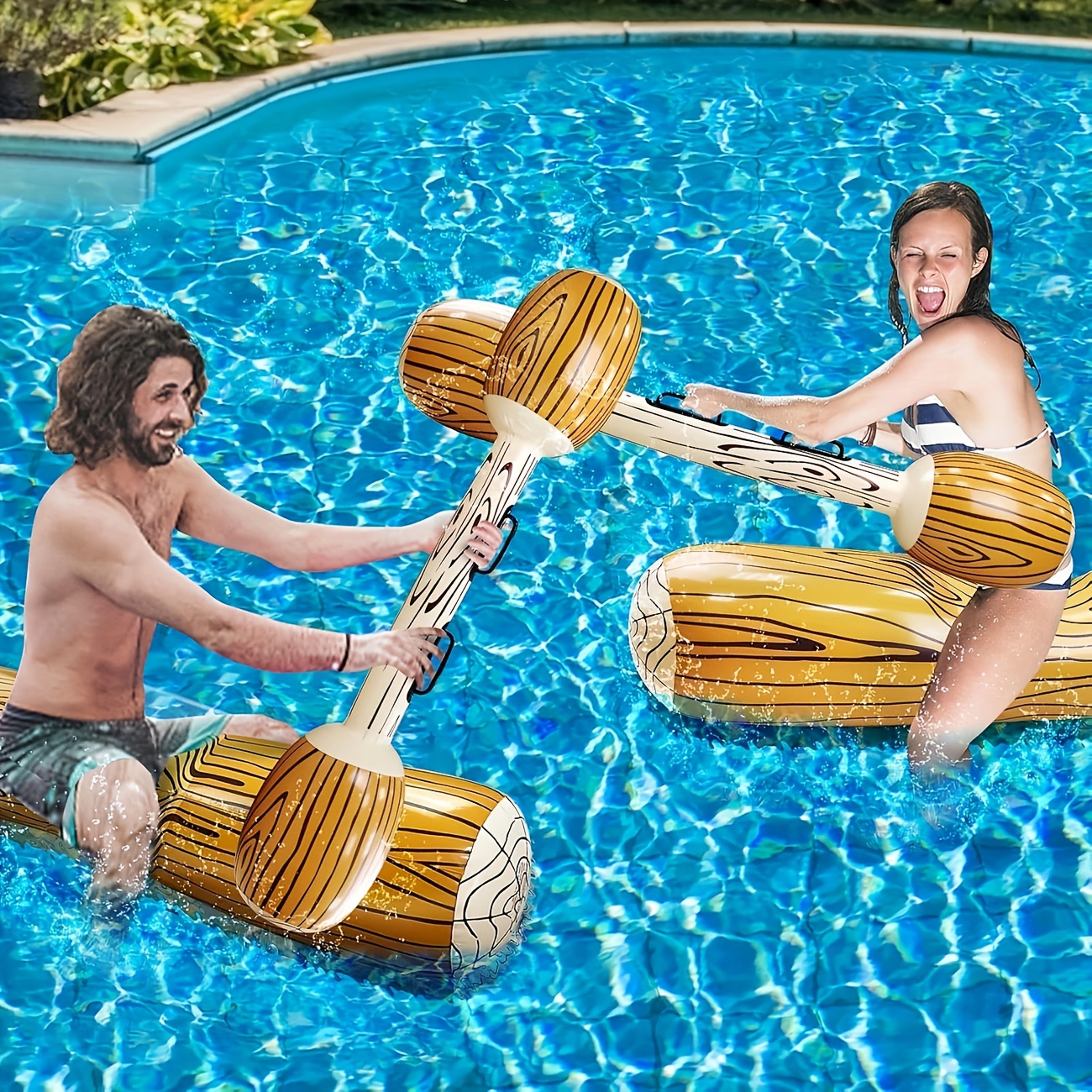 Inflatable Bumper Game For Pool Parties And Beach Water Fun 2