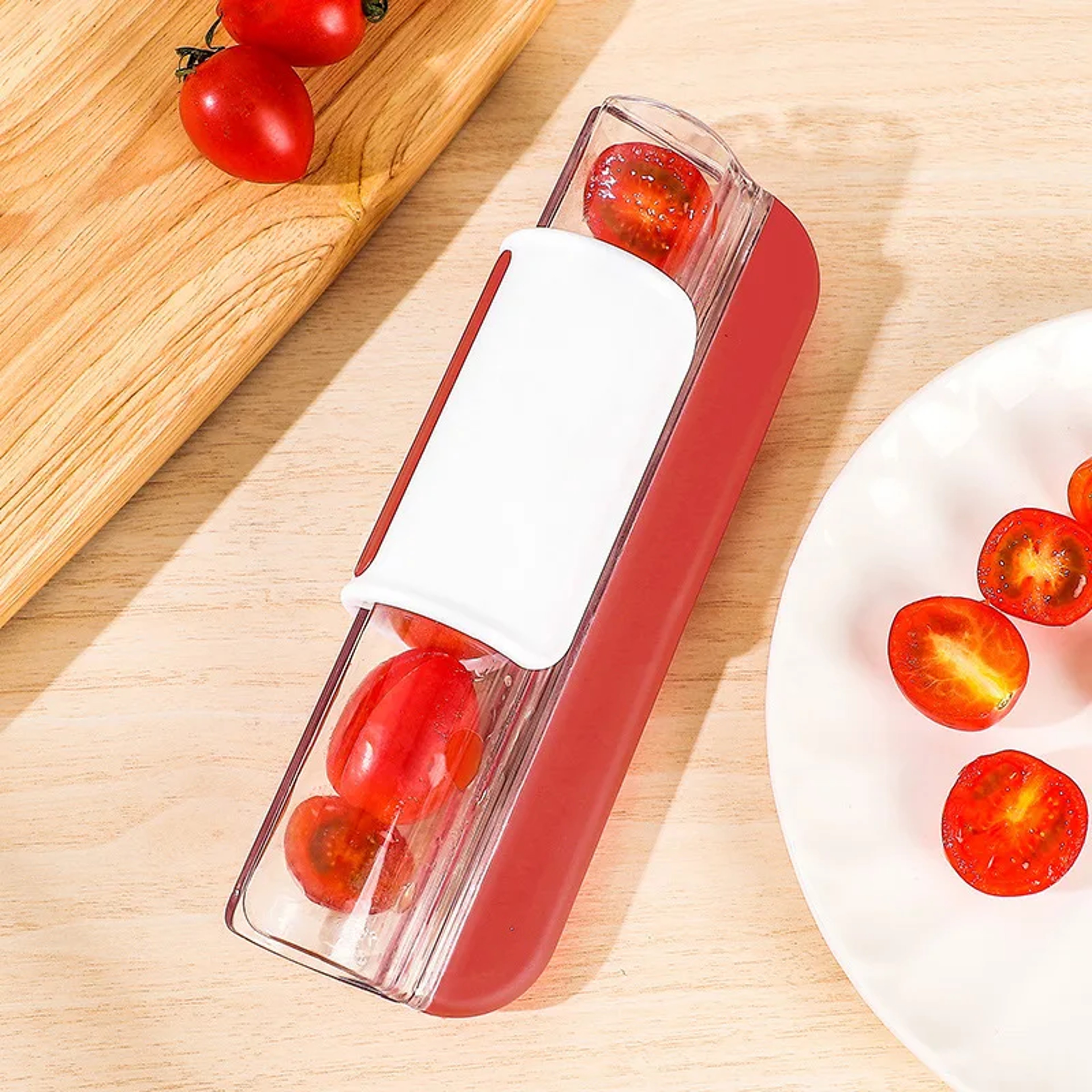 QuickSlice Grape Cutter & Tomato Slicer Multi Fruit Cutter for Salads, Snacks & Cake Decoration – view 4
