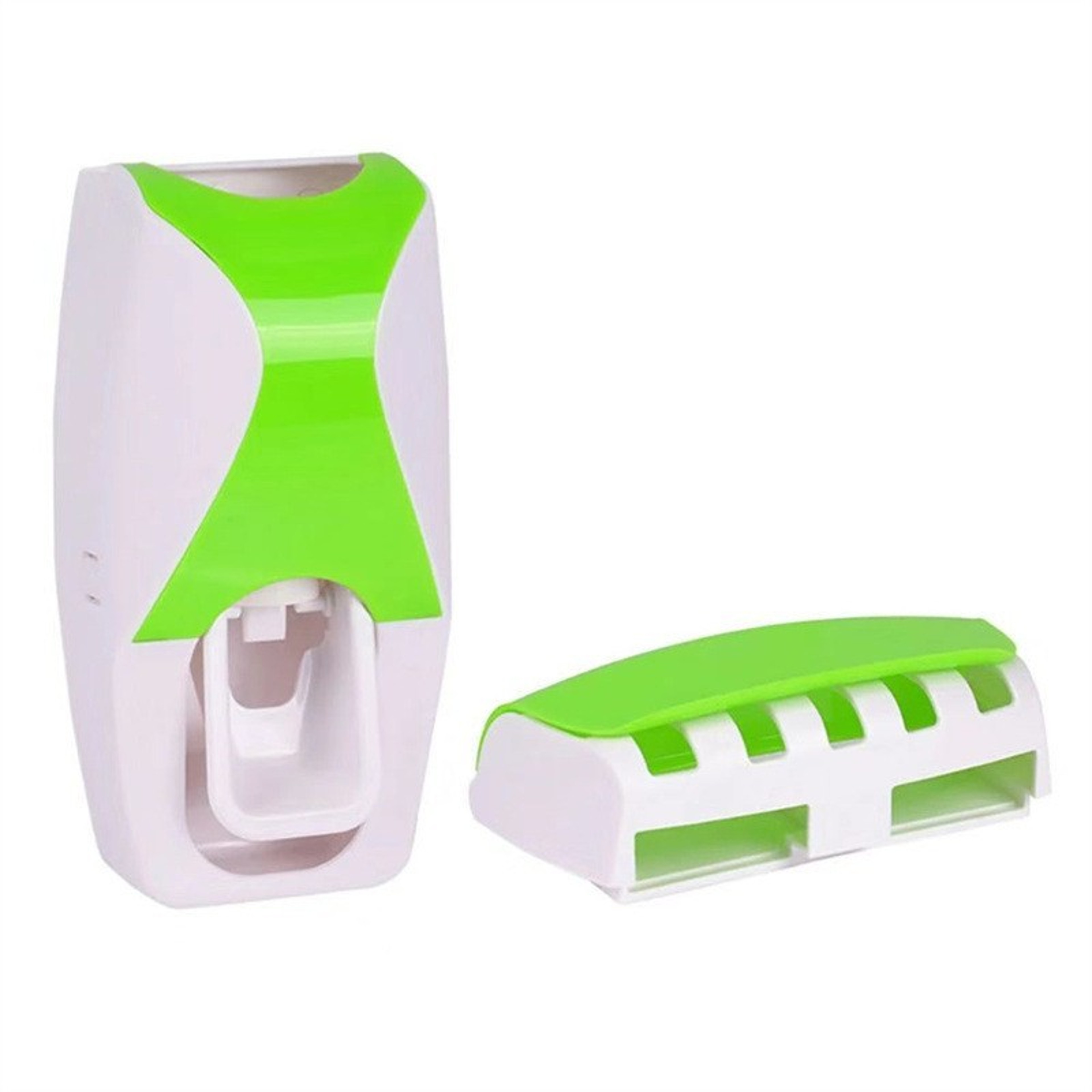 Space Saving Wall Mounted Toothbrush Holder With Automatic Toothpaste Dispenser And Cup Organizer 6