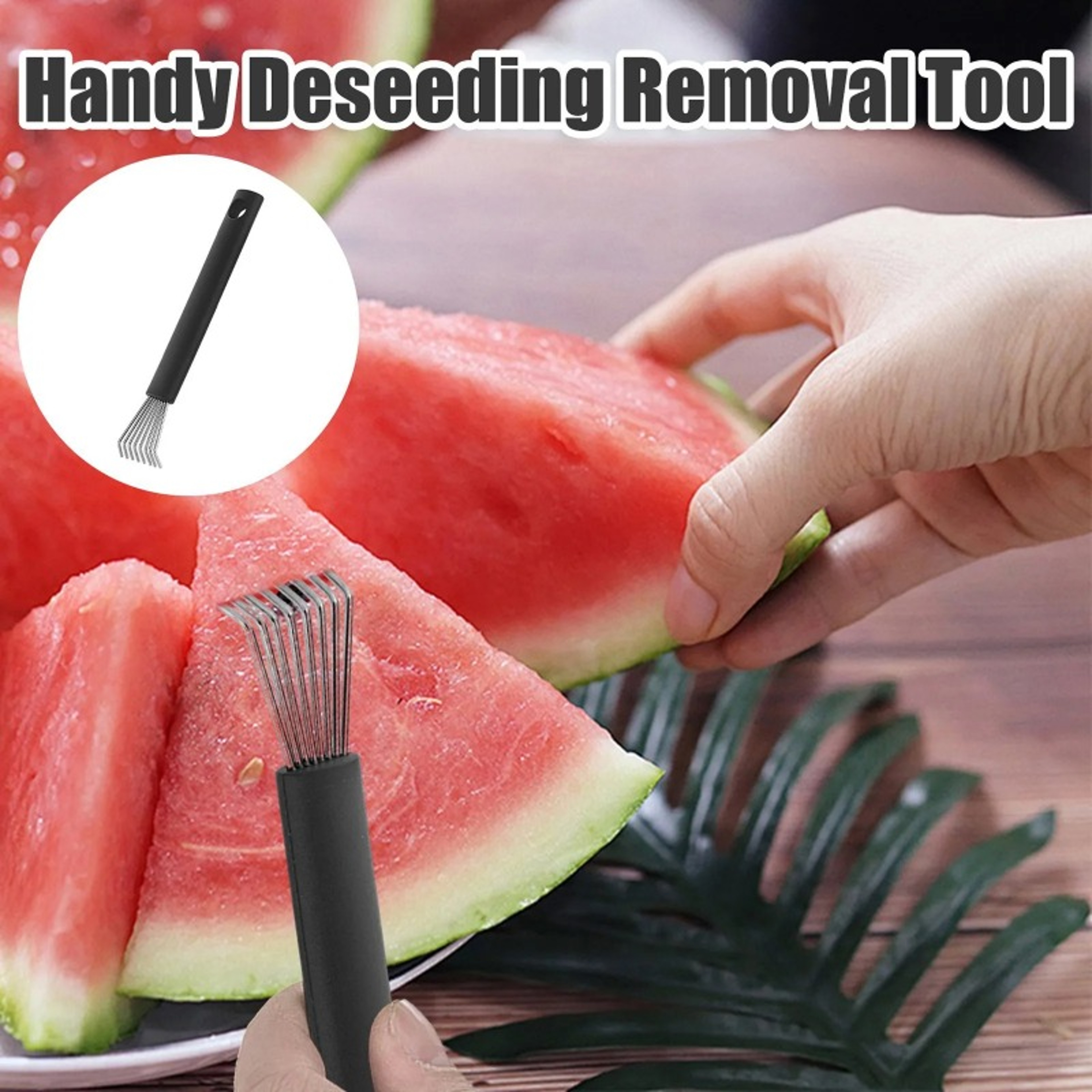Seed Free Stainless Steel Watermelon Seed Remover  Fruit Divider Tool 2