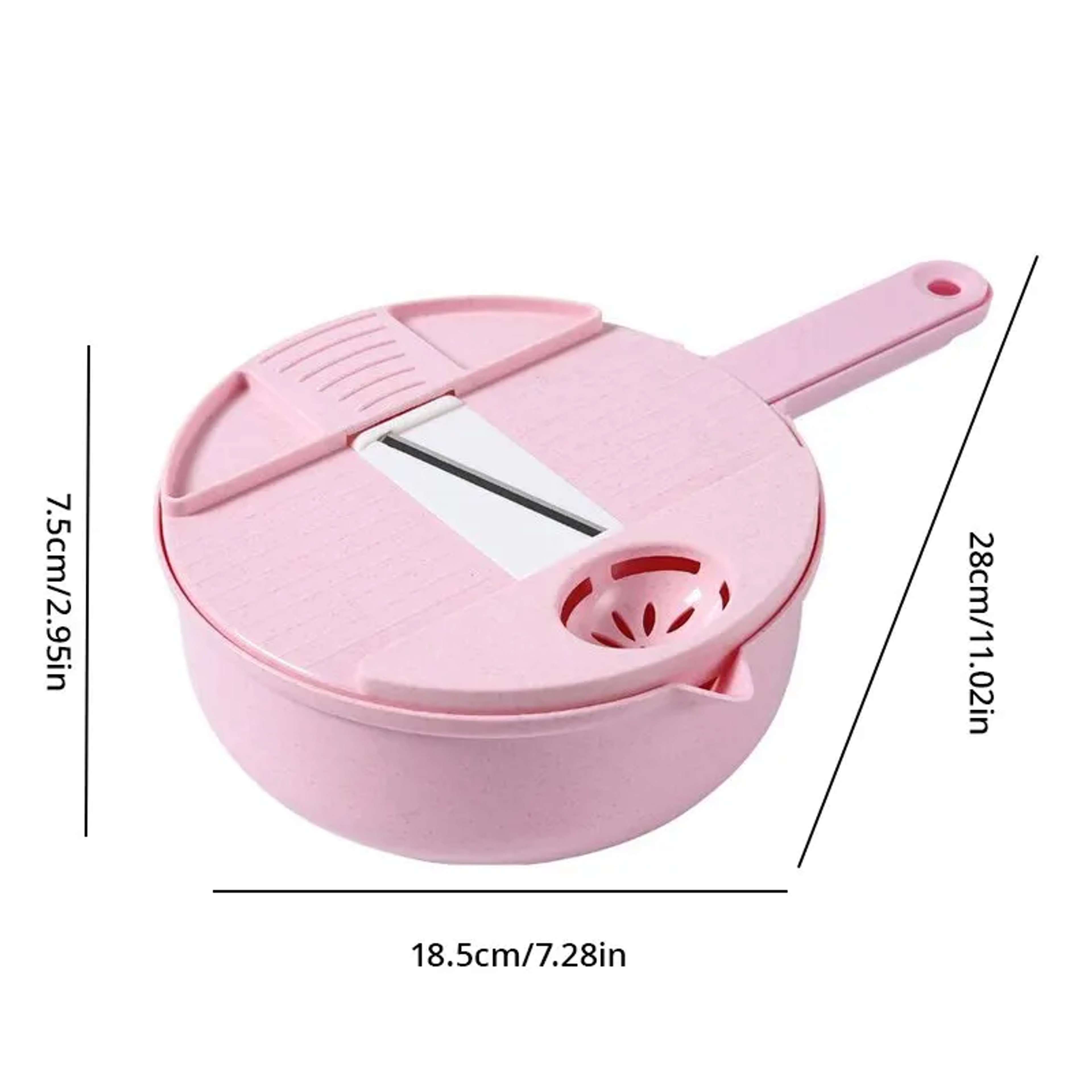 Multi Blade Vegetable Chopper  Vegetable Slicer Manual Kitchen Cutter With Grater 4