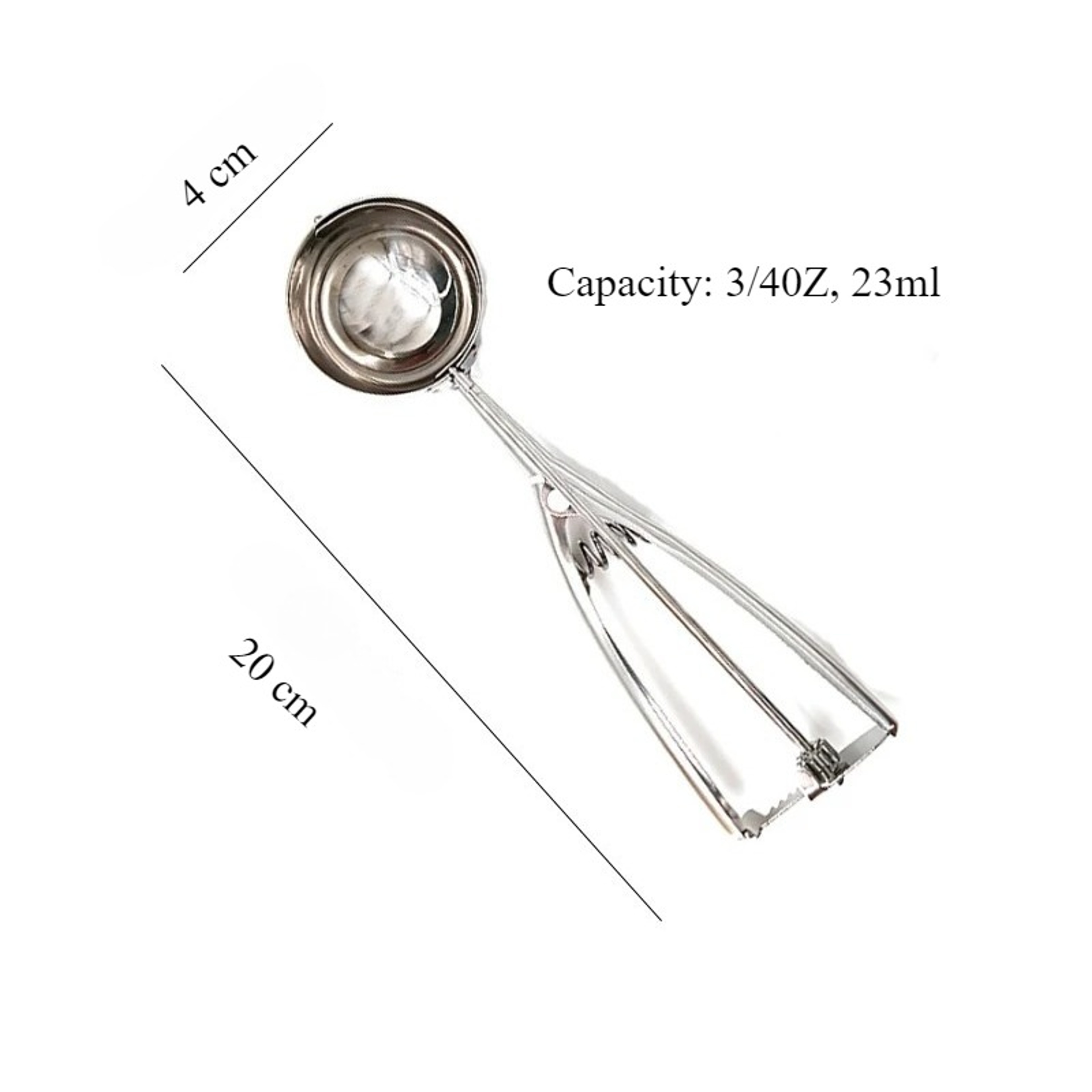 Premium Ice Cream Scoop Stainless Steel Dessert Spoon For Hard Ice Cream  Fruit 5