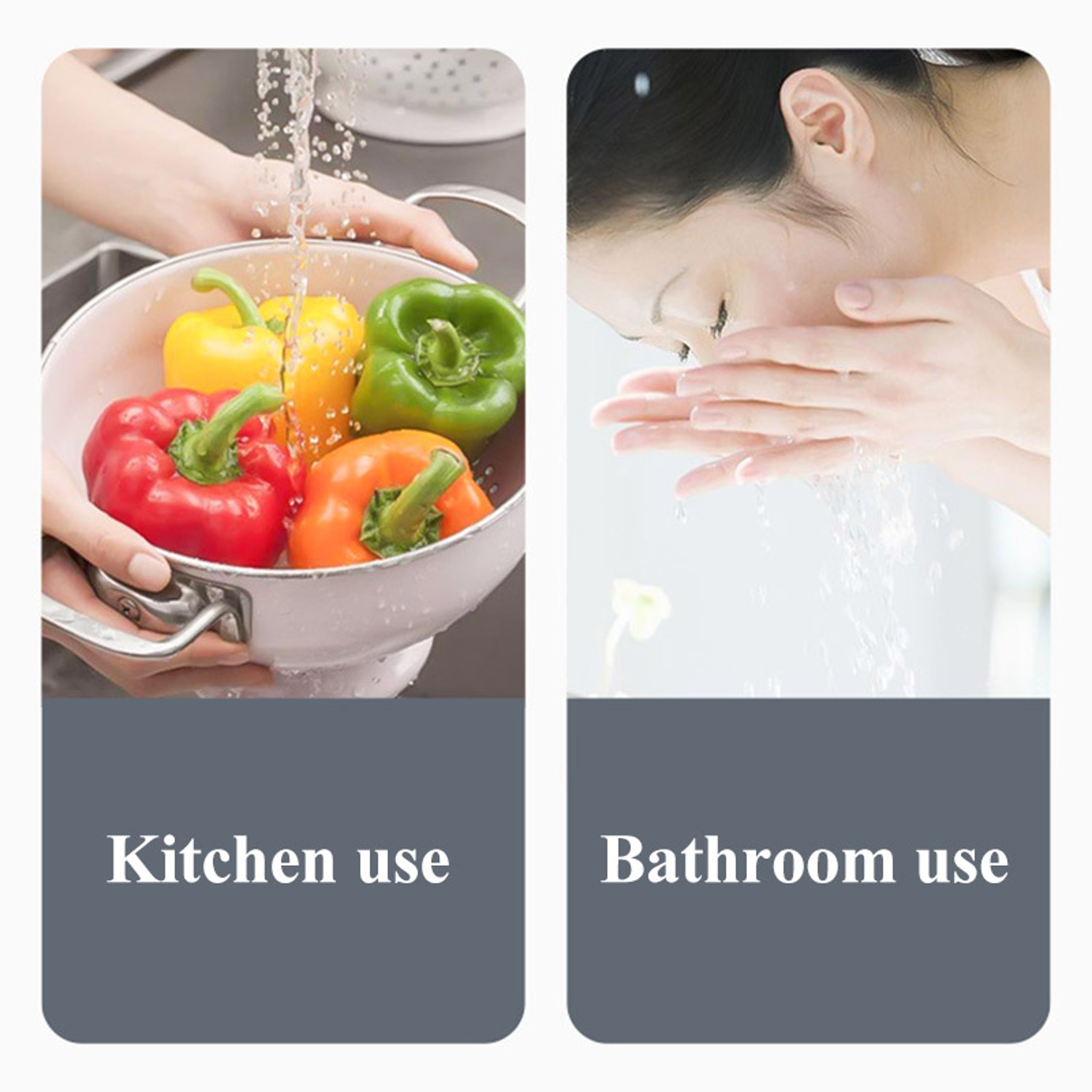 Pure Flow Faucet Water Filter With Ceramic  Activated Carbon Tap Water Purifier 4