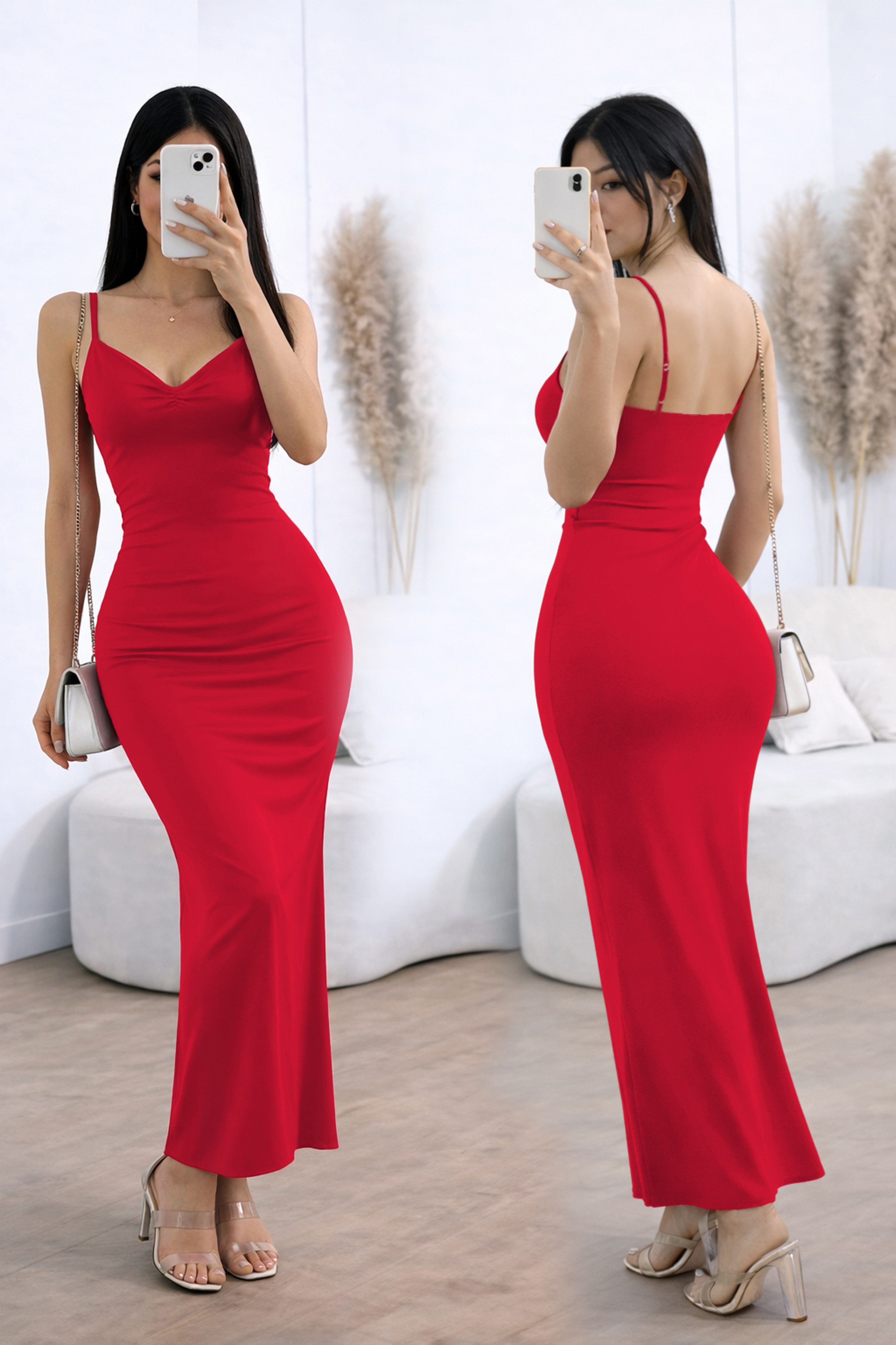 Luna Chic Backless Summer Dress For Women With Cross Strap Bodycon Fit 4