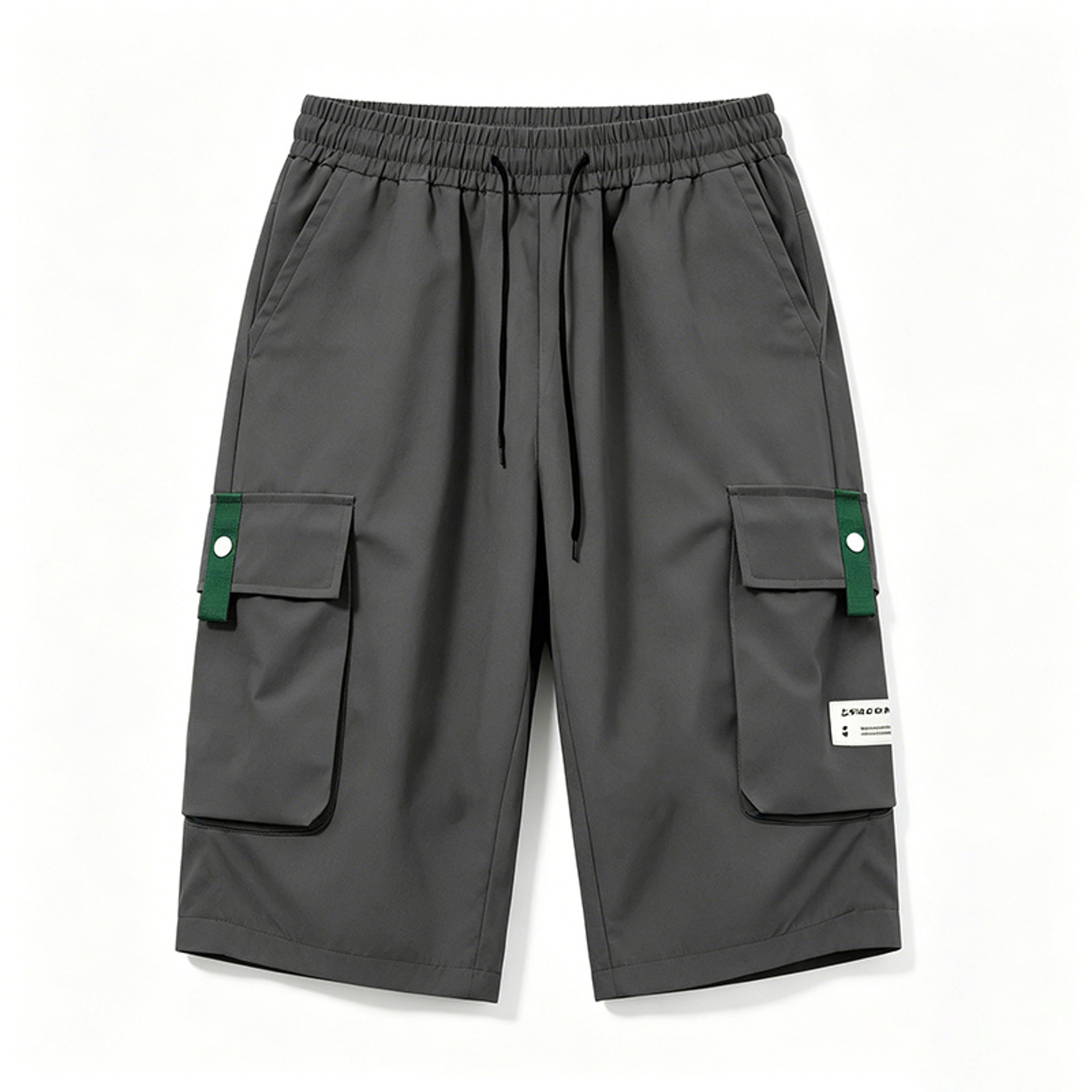 Mens Cargo Shorts With Multi Pockets Elastic Drawstring Waist For Outdoor Beach  Everyday Wear 6