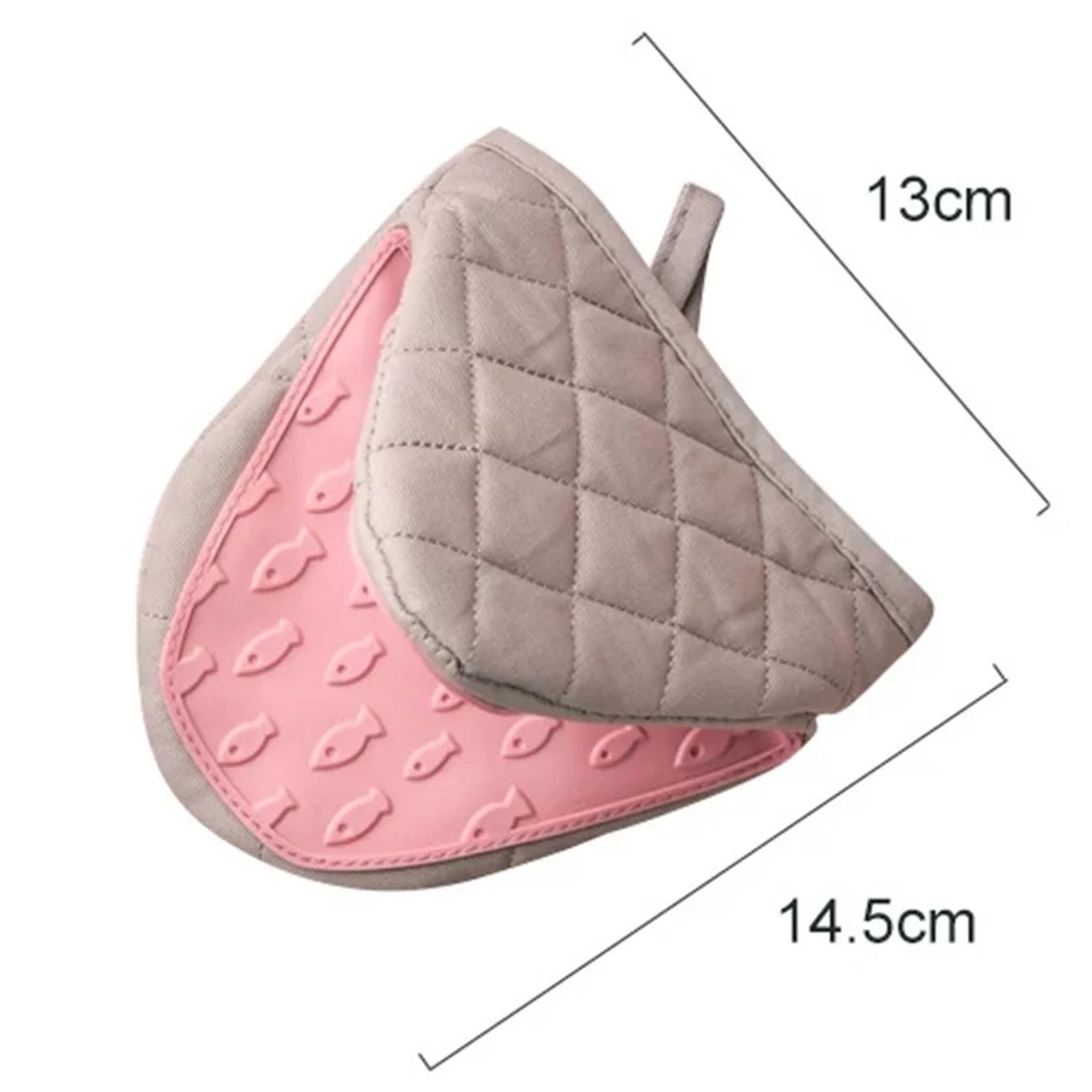 Fish Shaped Silicone Oven Mitts Heat Resistant Kitchen Oven Gloves Pot Holder Grip 5