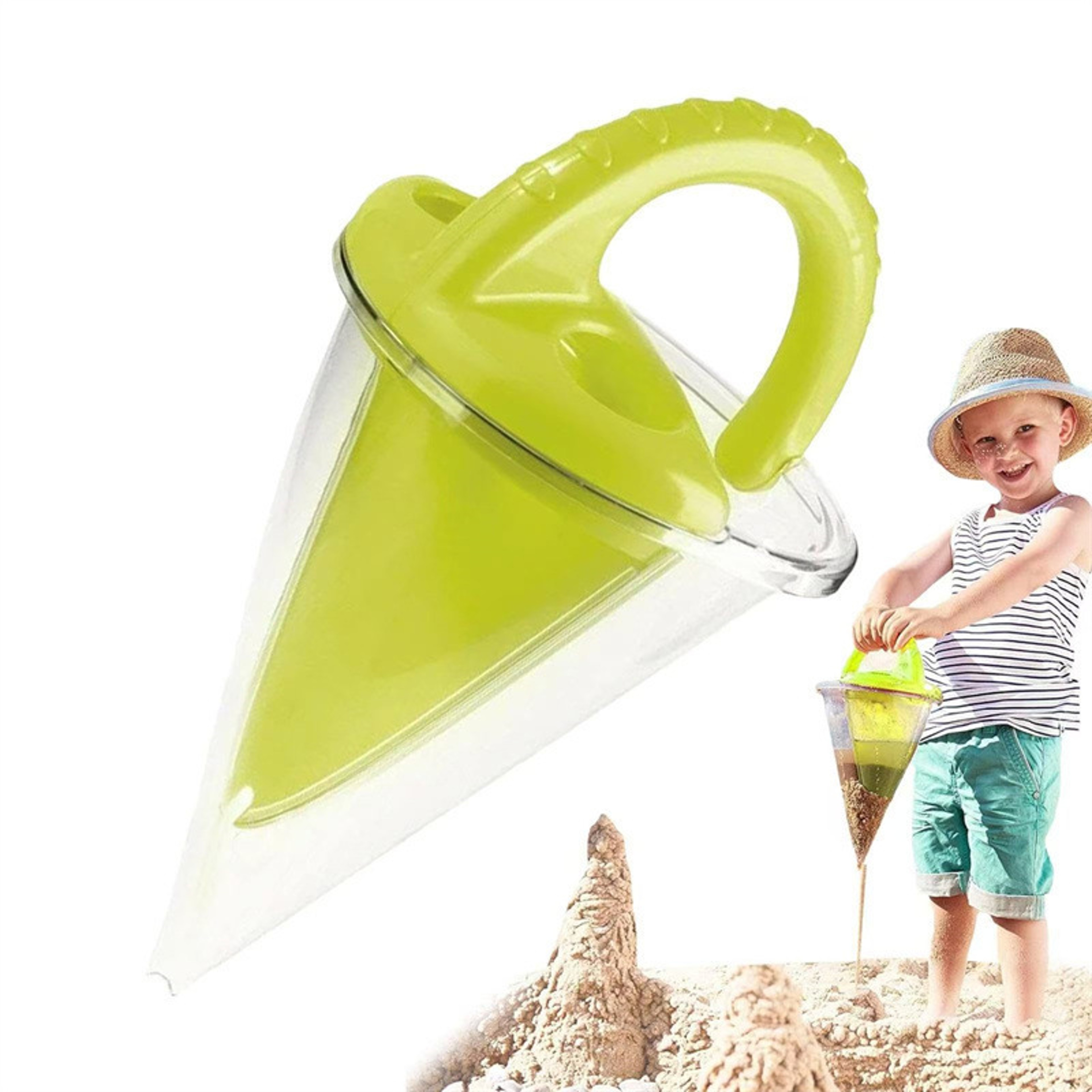 Coastal Flow Sand Funnel Toy For Kids Creative Beach Toys For Kids Sandcastle Builder 4