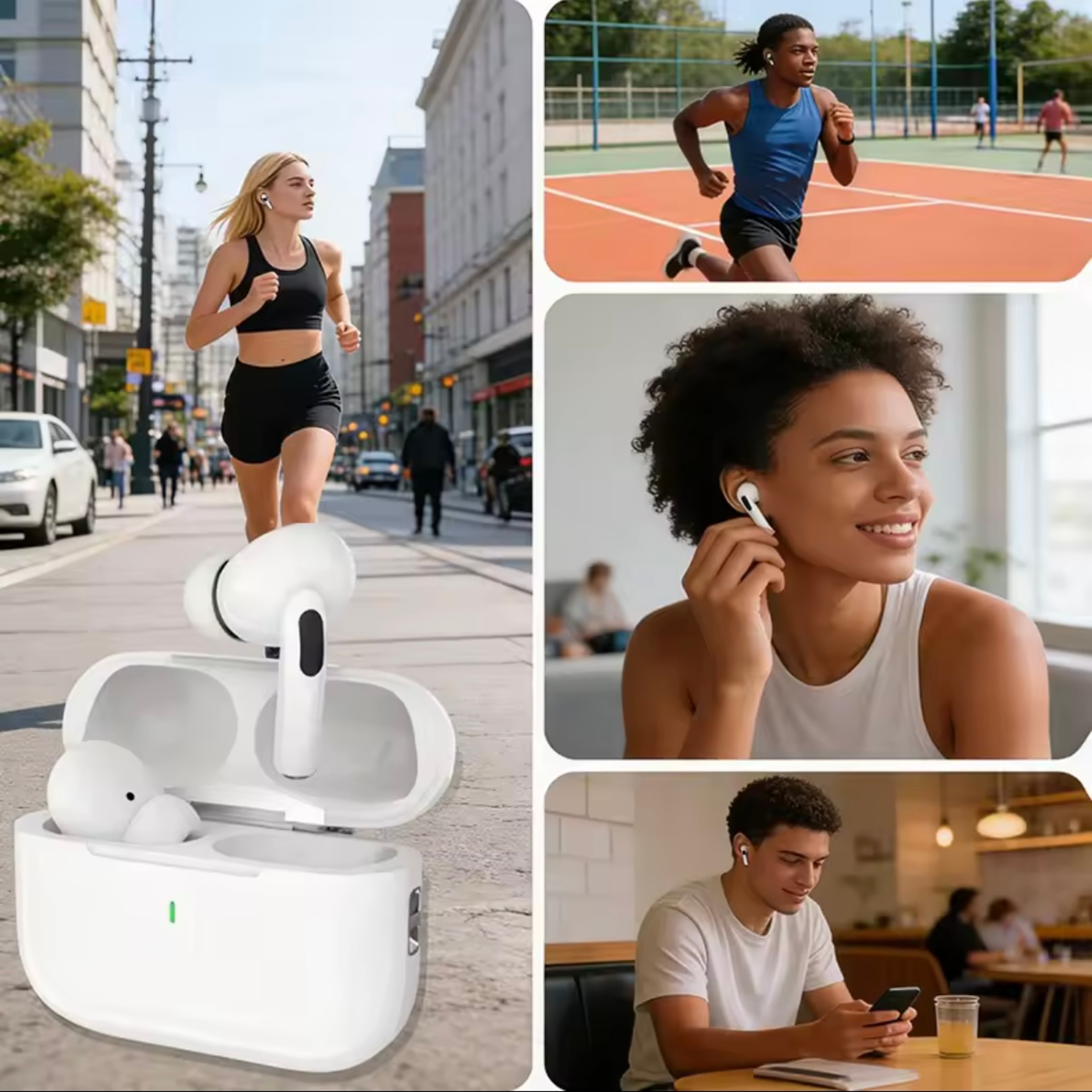 Bluetooth Earbuds With ENC Noise Cancelling For Sports Gaming  Everyday Calls 1