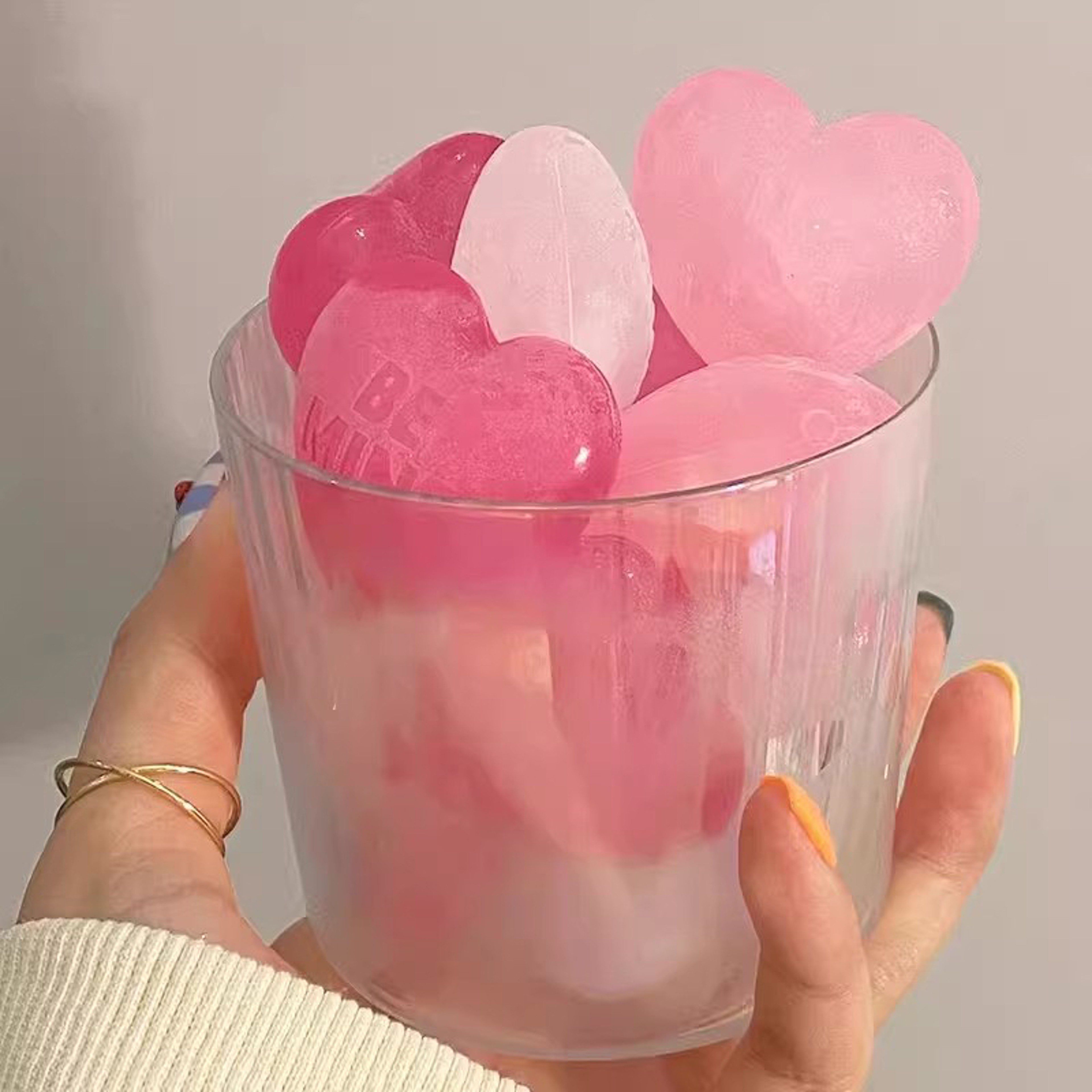 Heart  Star Silicone Ice Cube Tray For Cocktails Coffee  Creative Frozen Treats 1