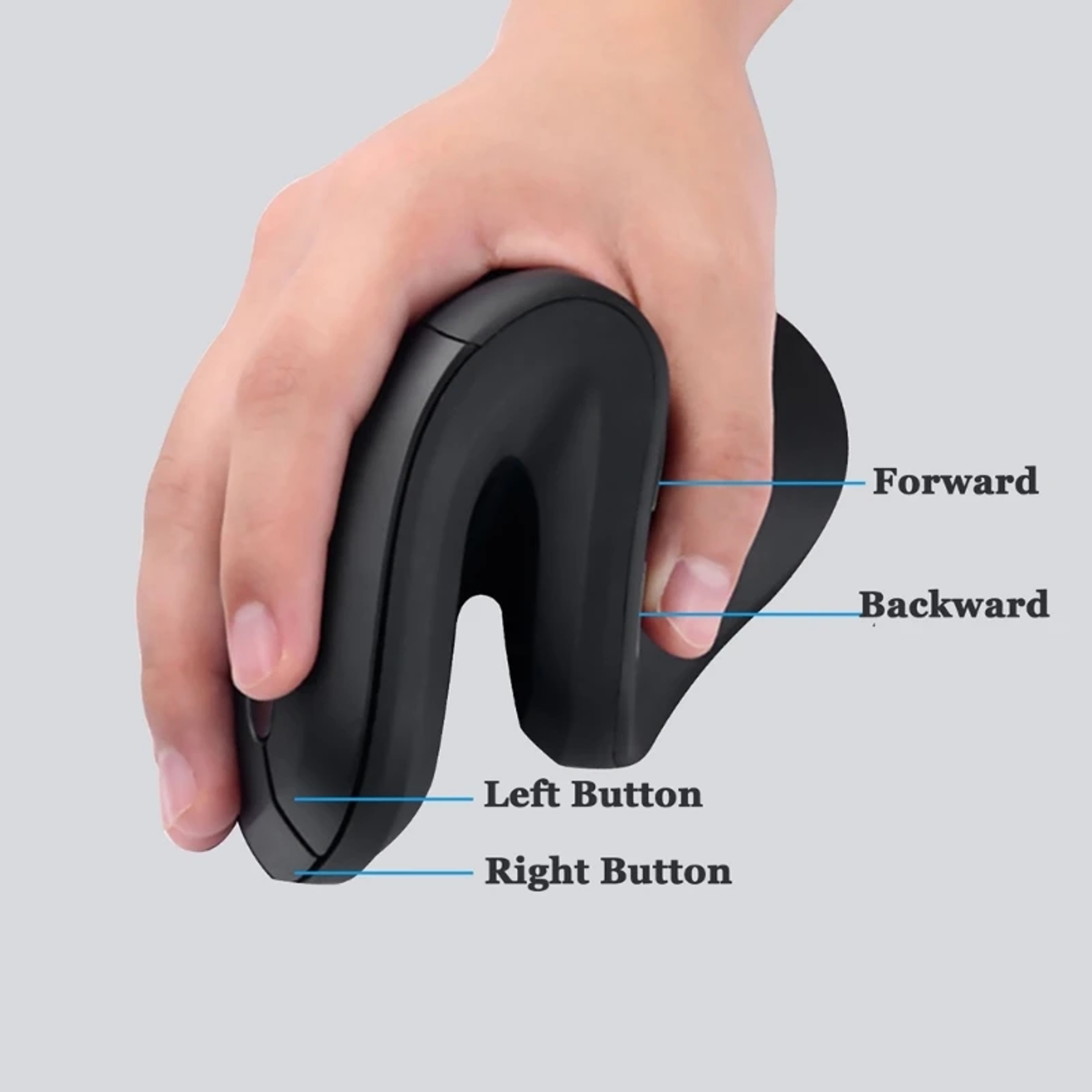 Vertical Mouse Wireless Ergonomic Silent Mouse With Adjustable DPI For Laptop  Desktop 1