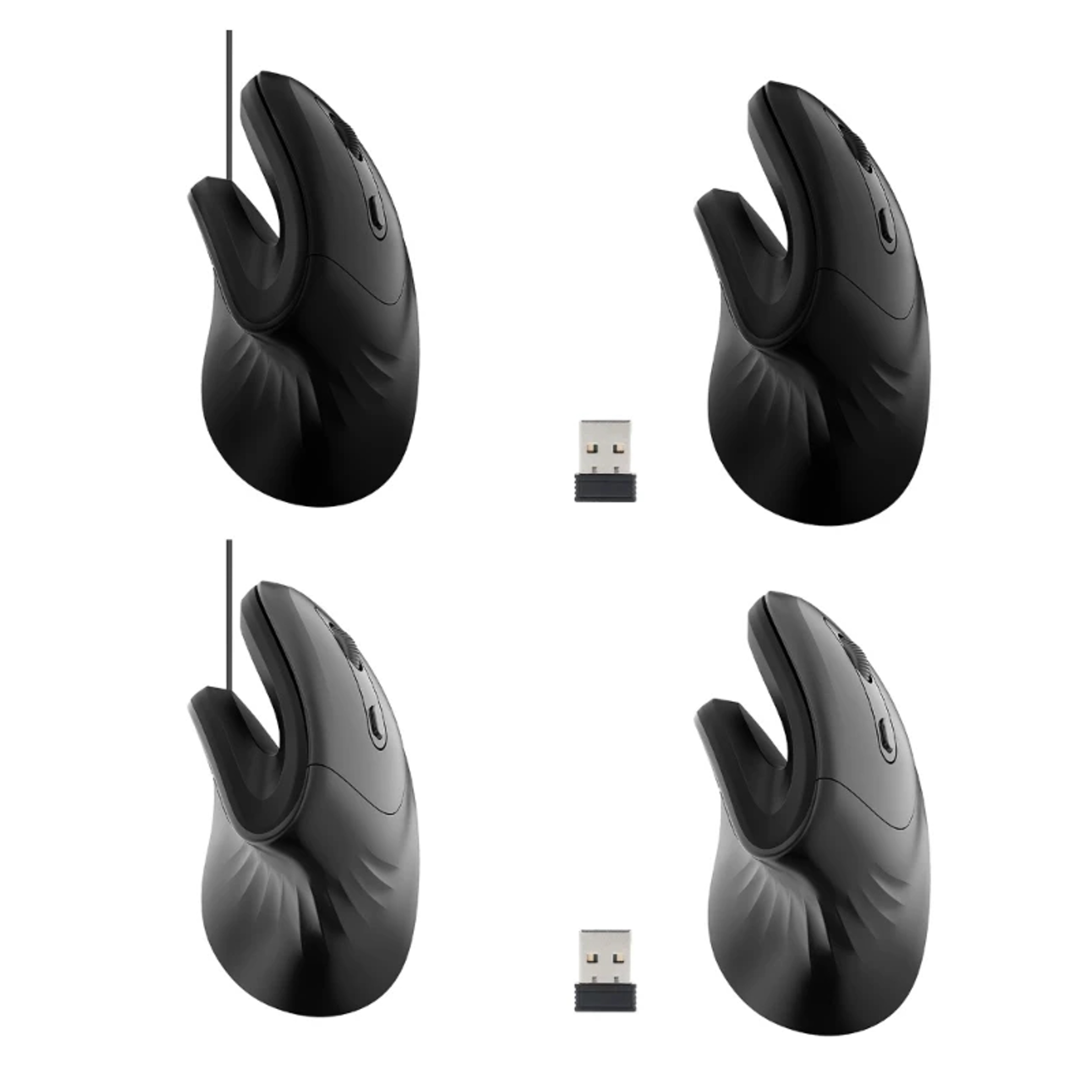 Vertical Mouse Wireless Ergonomic Silent Mouse With Adjustable DPI For Laptop  Desktop 5
