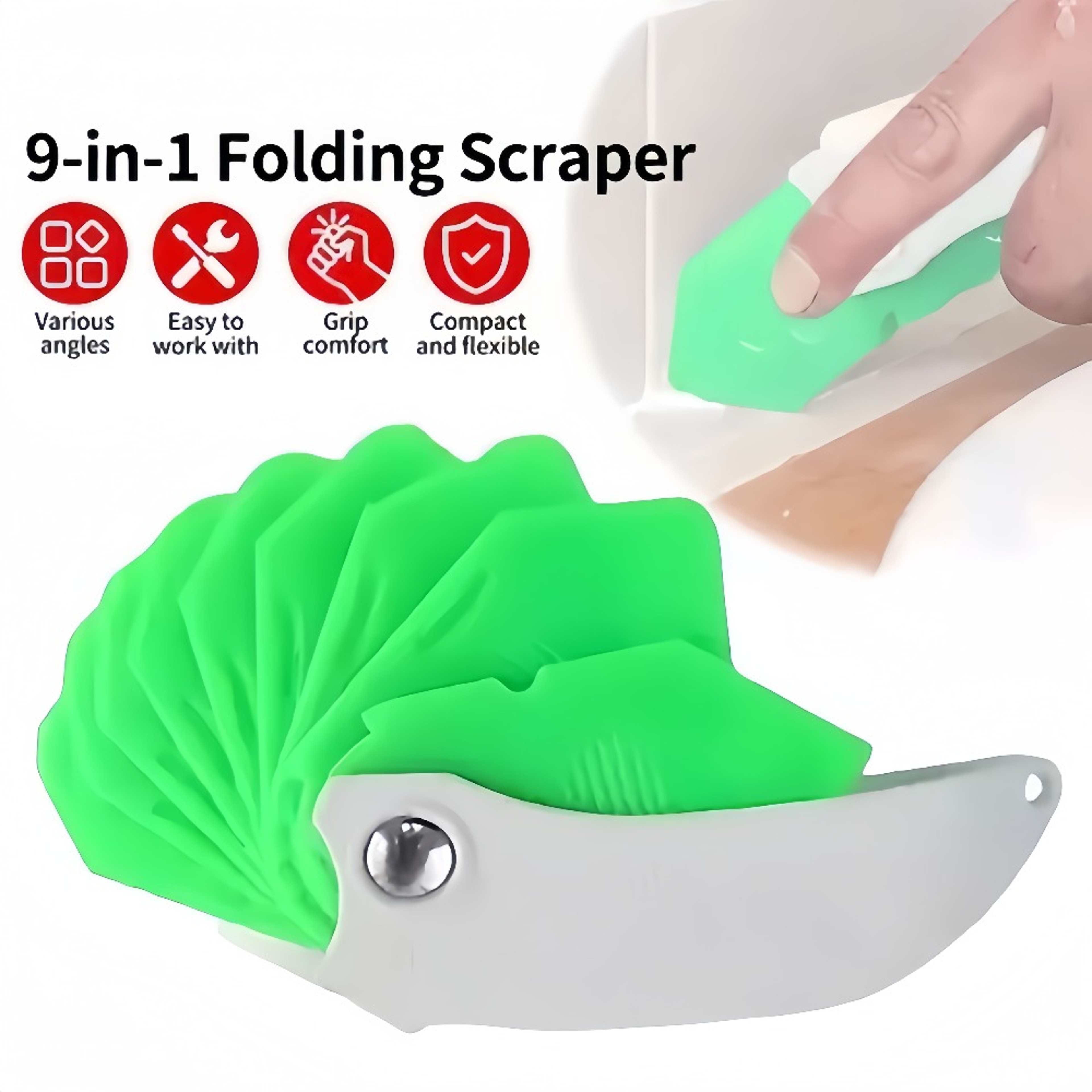 Caulking Tool Kit with Silicone Sealant Finishing & Caulk Remover Tool for Kitchen & Bathroom – view 6