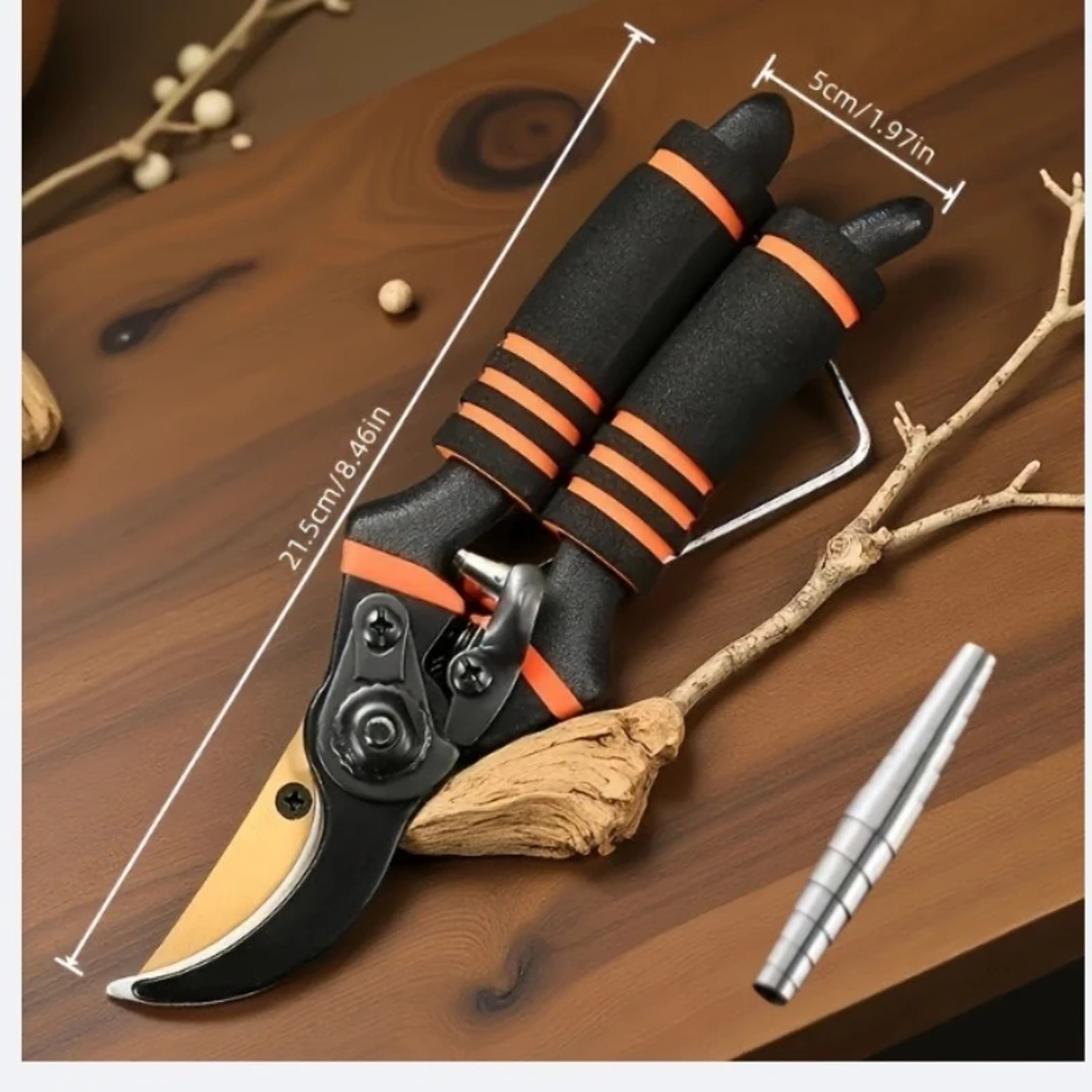 Heavy Duty Pruning Shears Carbon Steel Garden Shears For Tree  Plant Trimming 6