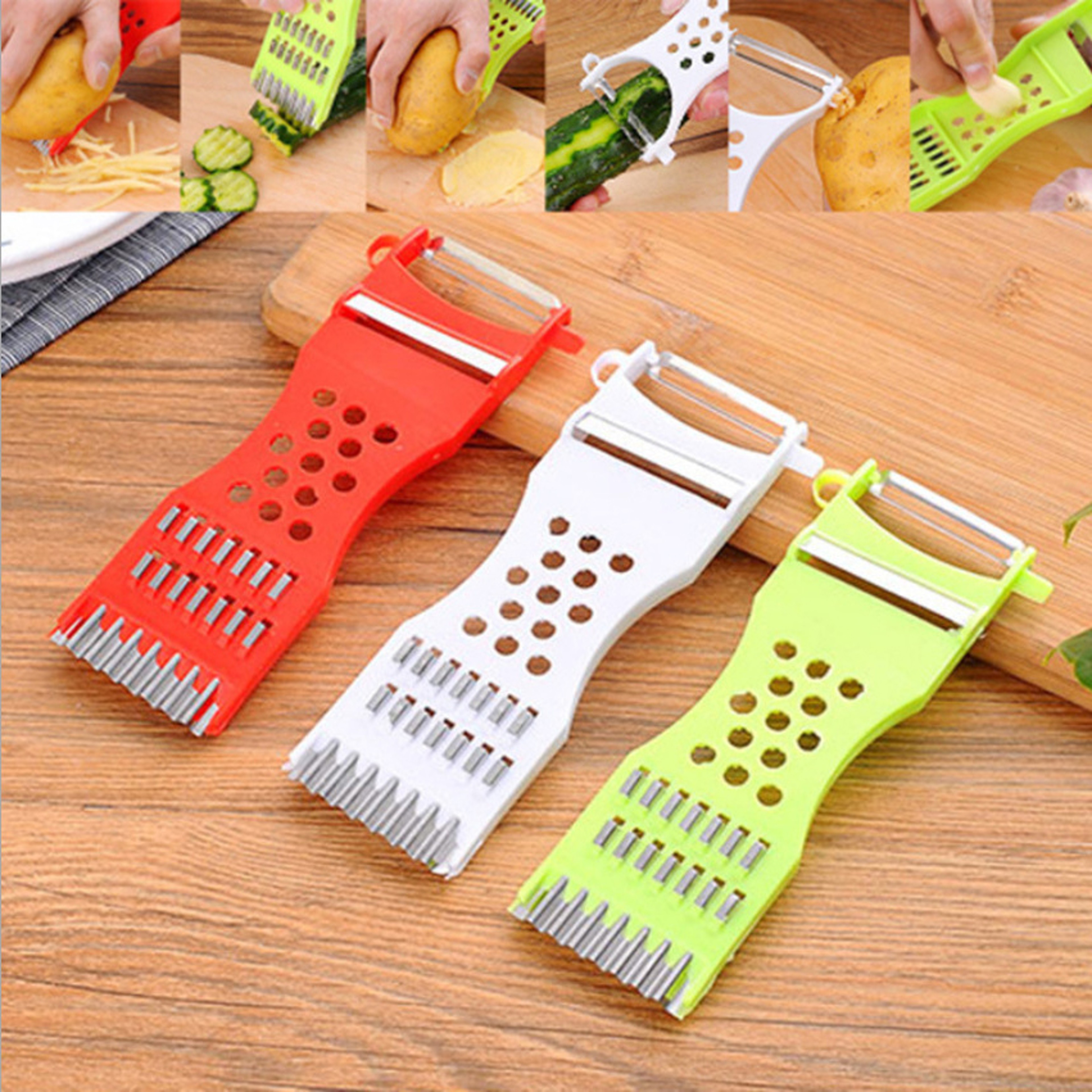 Vegetable Peeler  Julienne Peeler Kitchen Slicer For Fruits Potatoes Carrots  Cucumbers 1