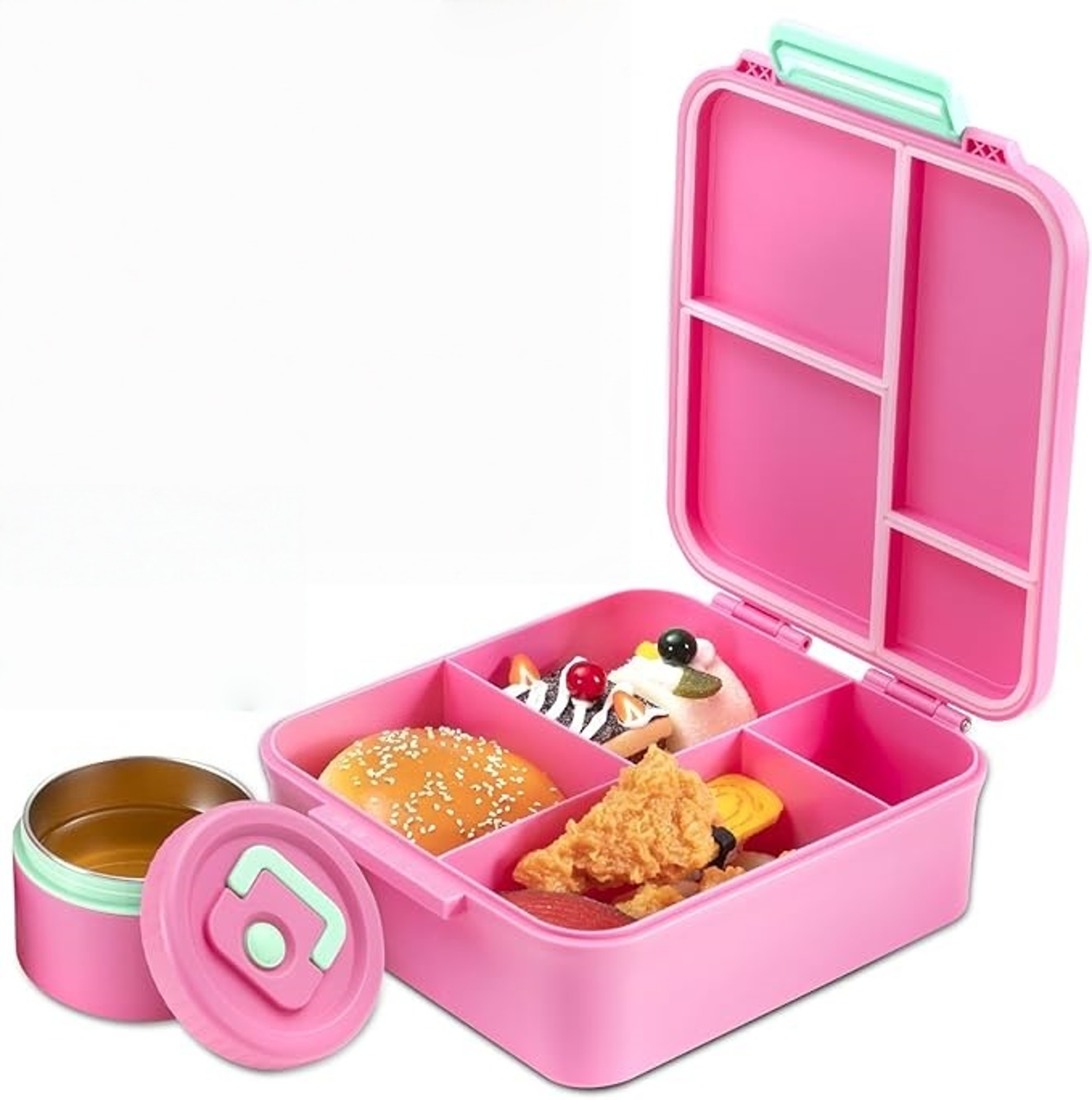 Smart Kids Bento Lunch Box Set With Back To School Backpack Ready Thermos And Leakproof Food Storag 7