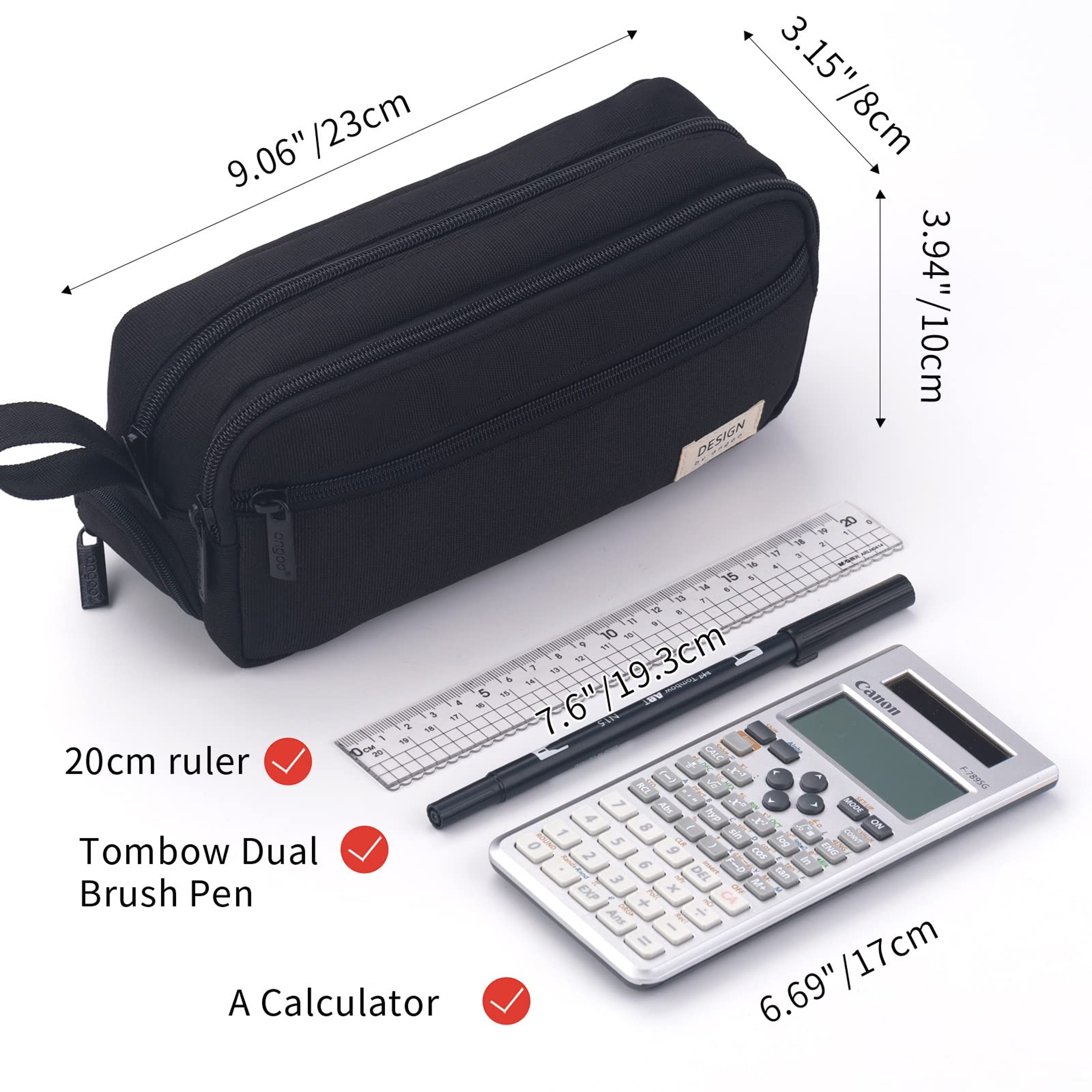 Large Capacity Layer Pencil Case Stationery Organizer For School  Everyday Use 4