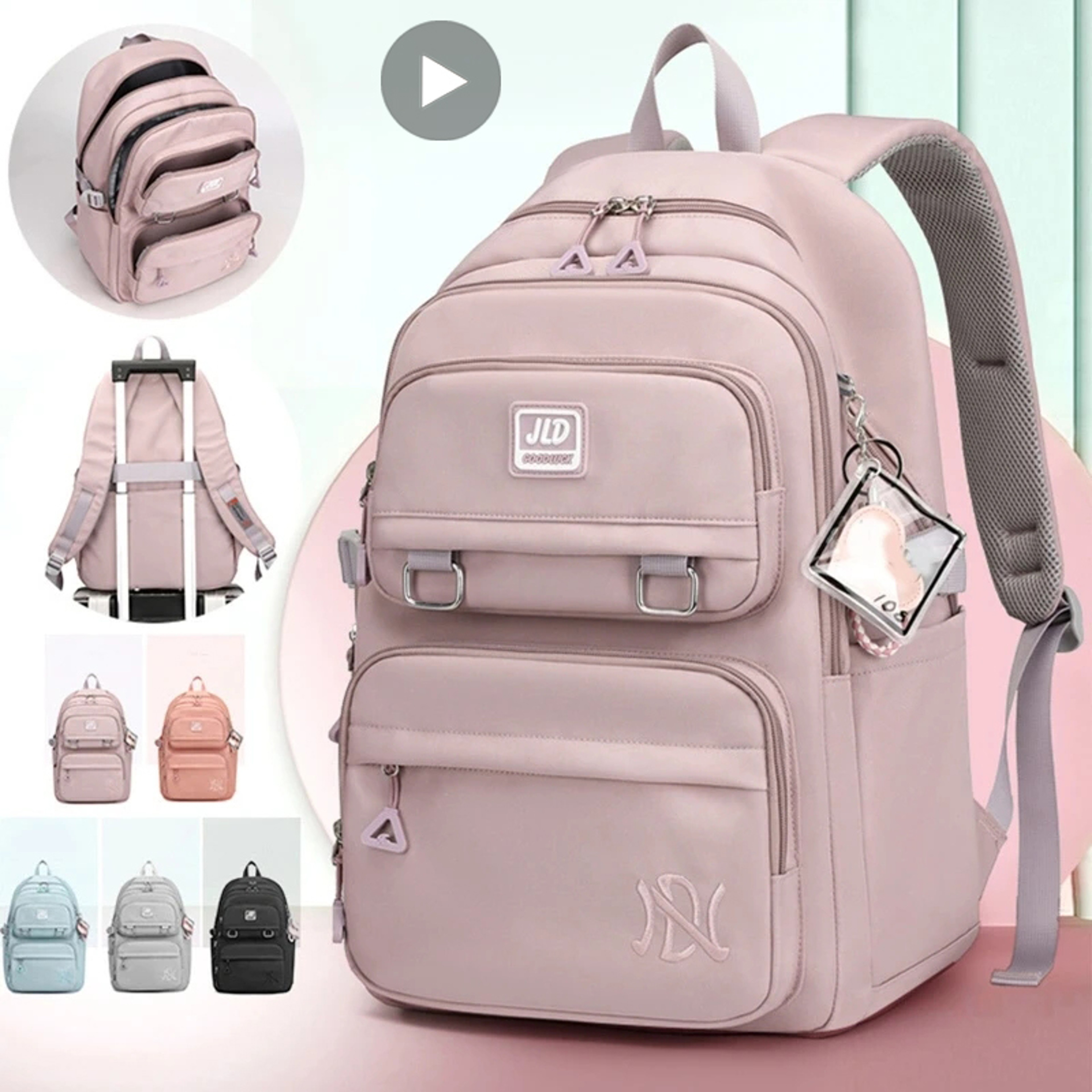 Stylish Girls School Backpack Large Capacity Teen Backpack For Back To School Everyday Essentials 1