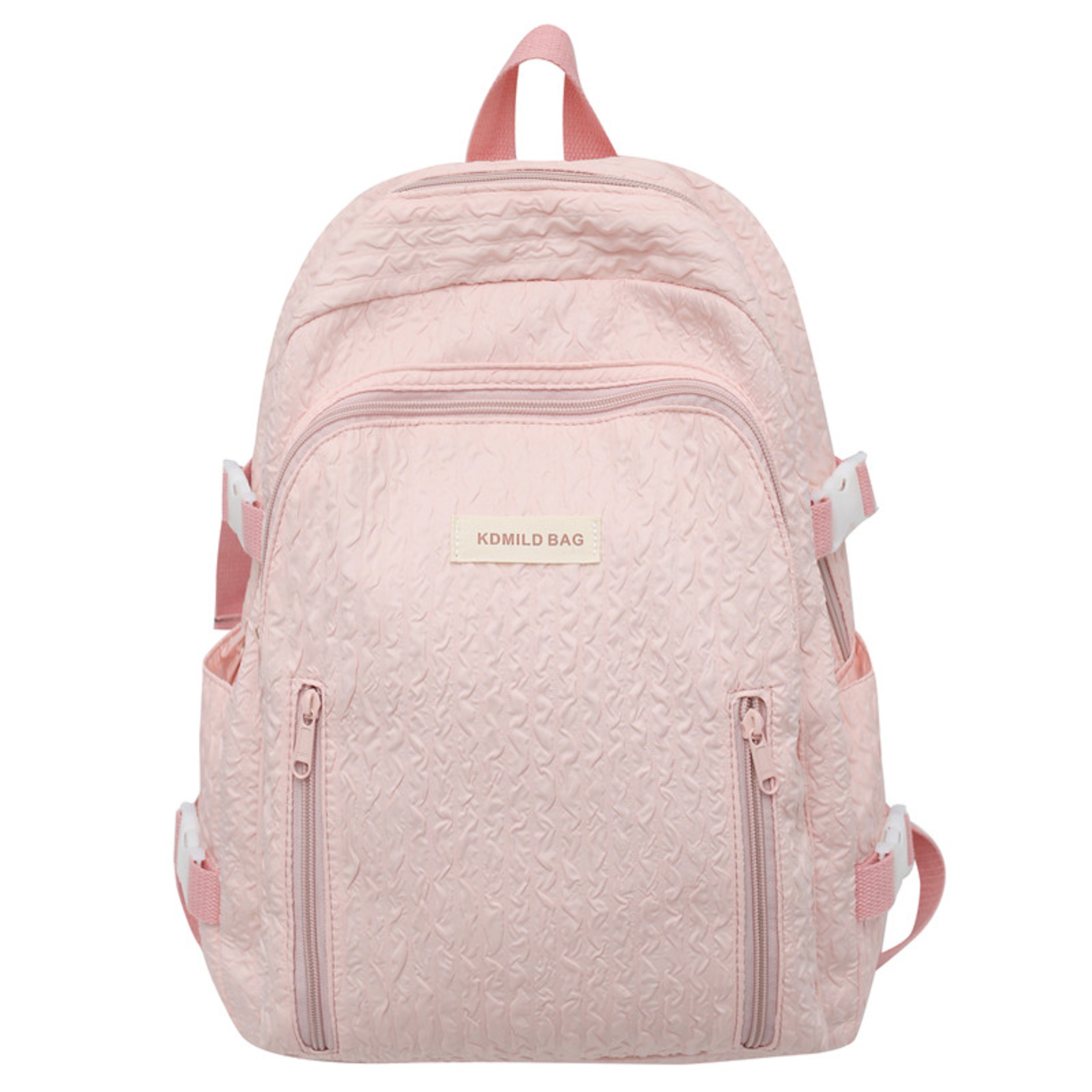 Cute Pink College Backpack Back To School Laptop Backpack For Women Kawaii Travel School Bag 9