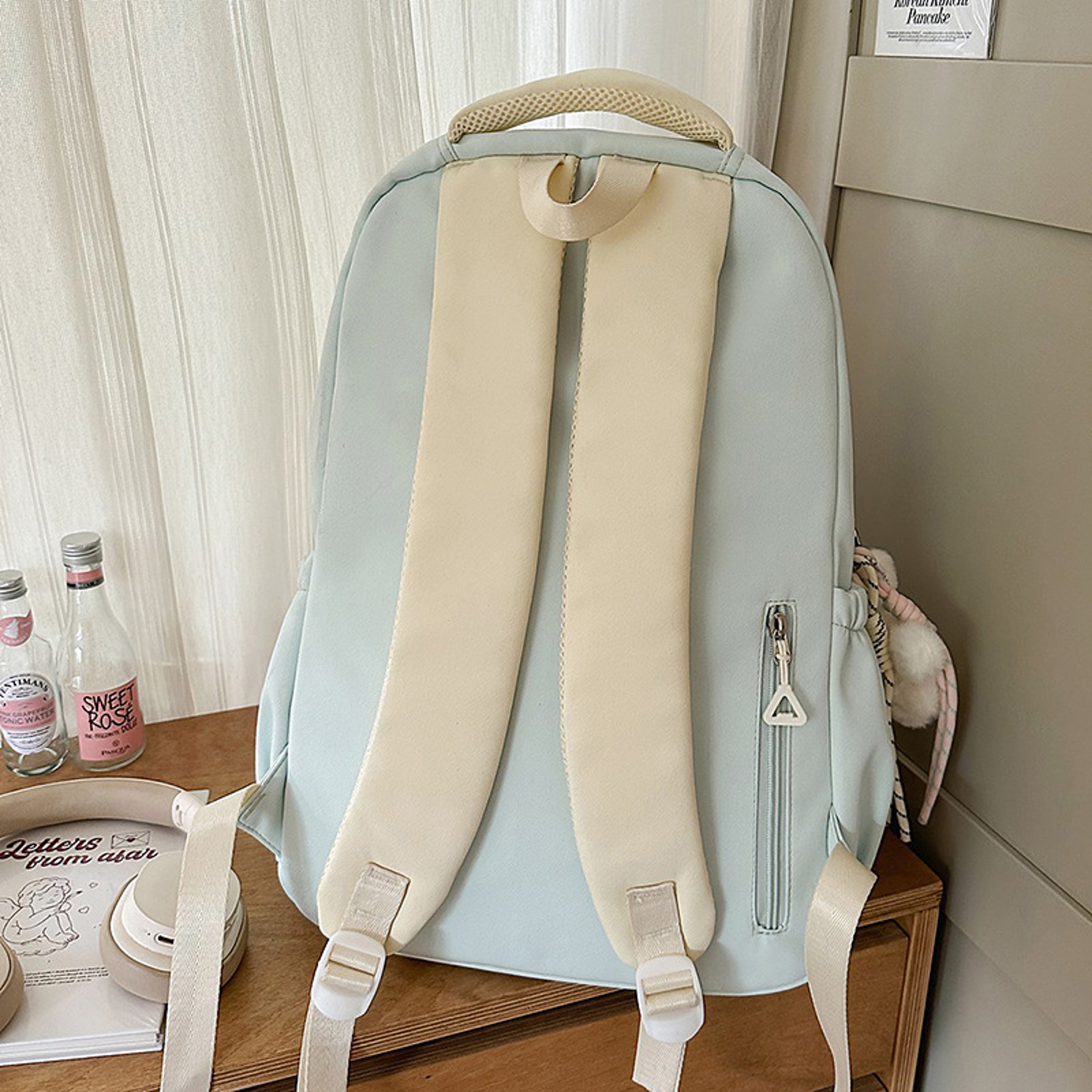 Kawaii Backpack For Teen Girls With Multi Pockets Back To School Student Bookbag 3