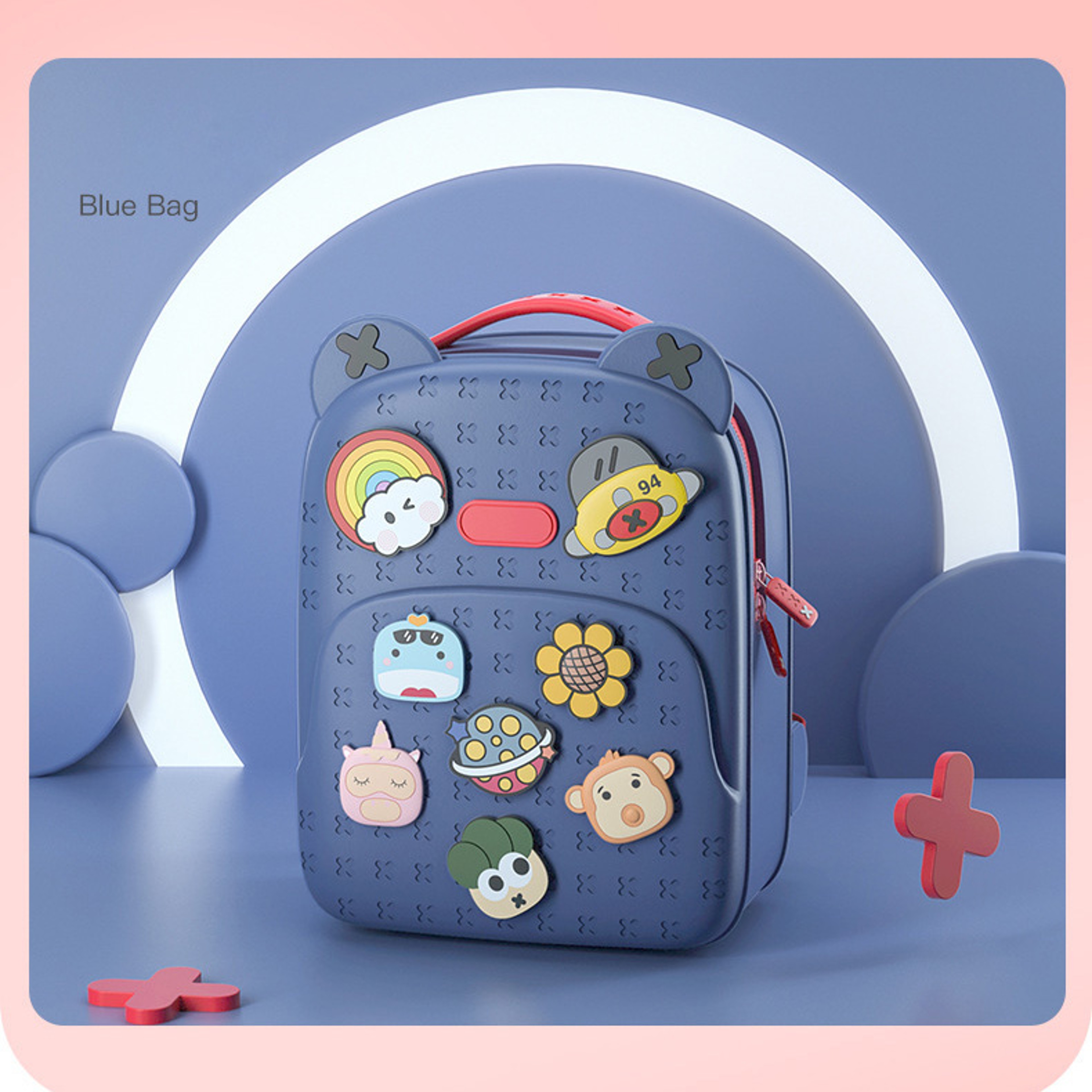 Cute Cartoon Kindergarten Backpack Back To School Waterproof Kids School Bag With DIY Kawaii Design 7