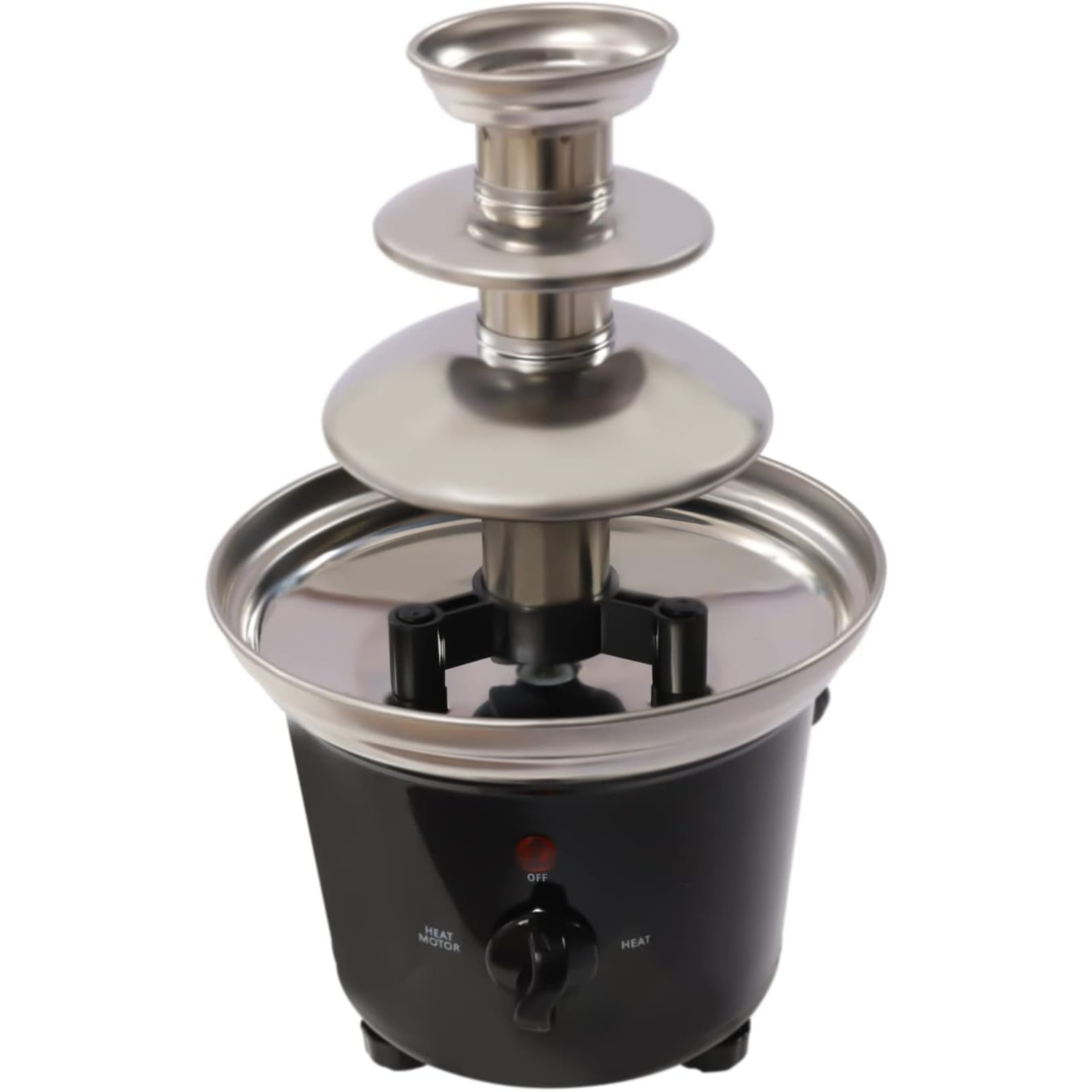 Chocolate Fountain Electric Fondue Set For Parties With Stainless Steel Chocolate Fondue Machine 4