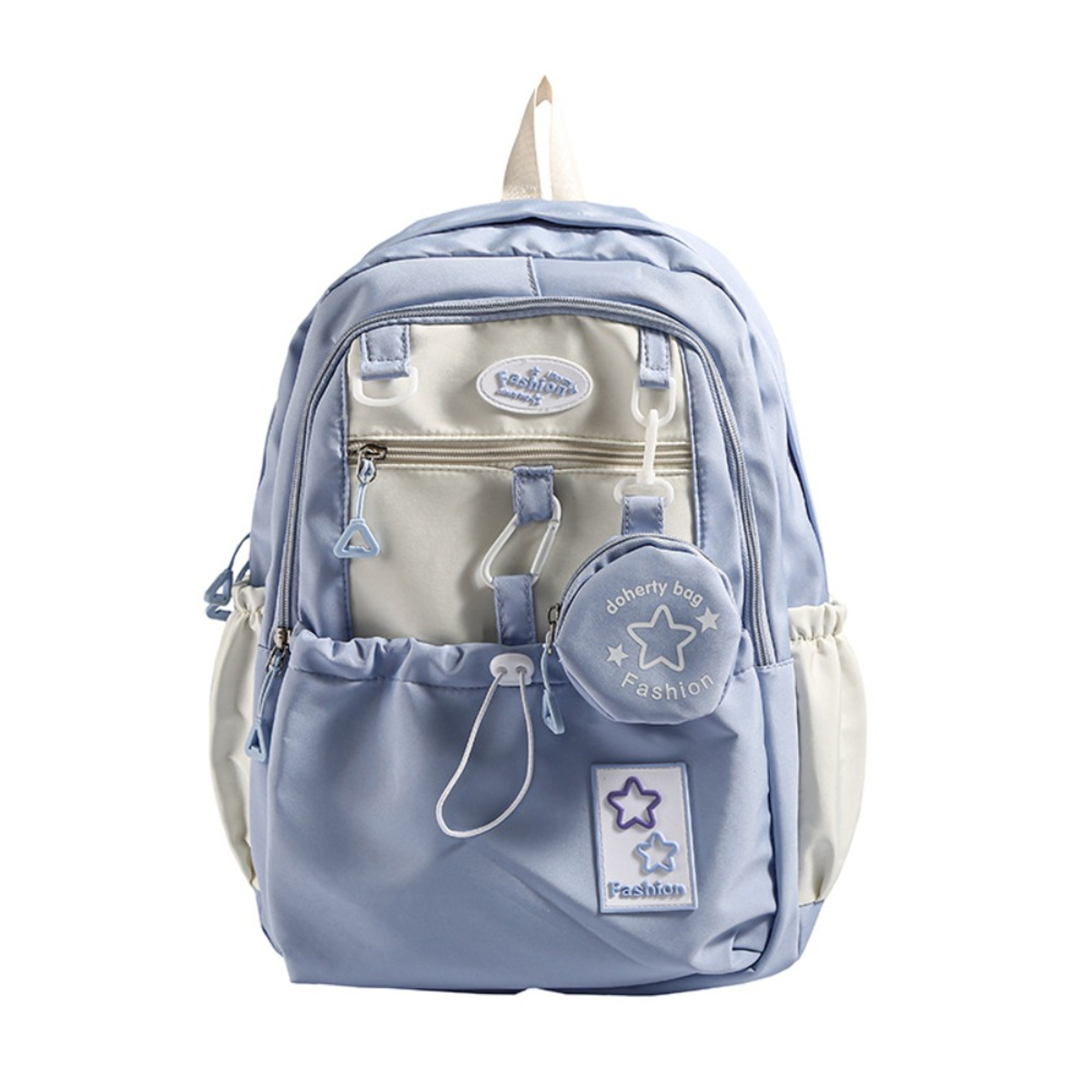 Cute Cartoon Kawaii Nylon Backpack With Coin Purse For Women Back To School Backpack School Travel  6