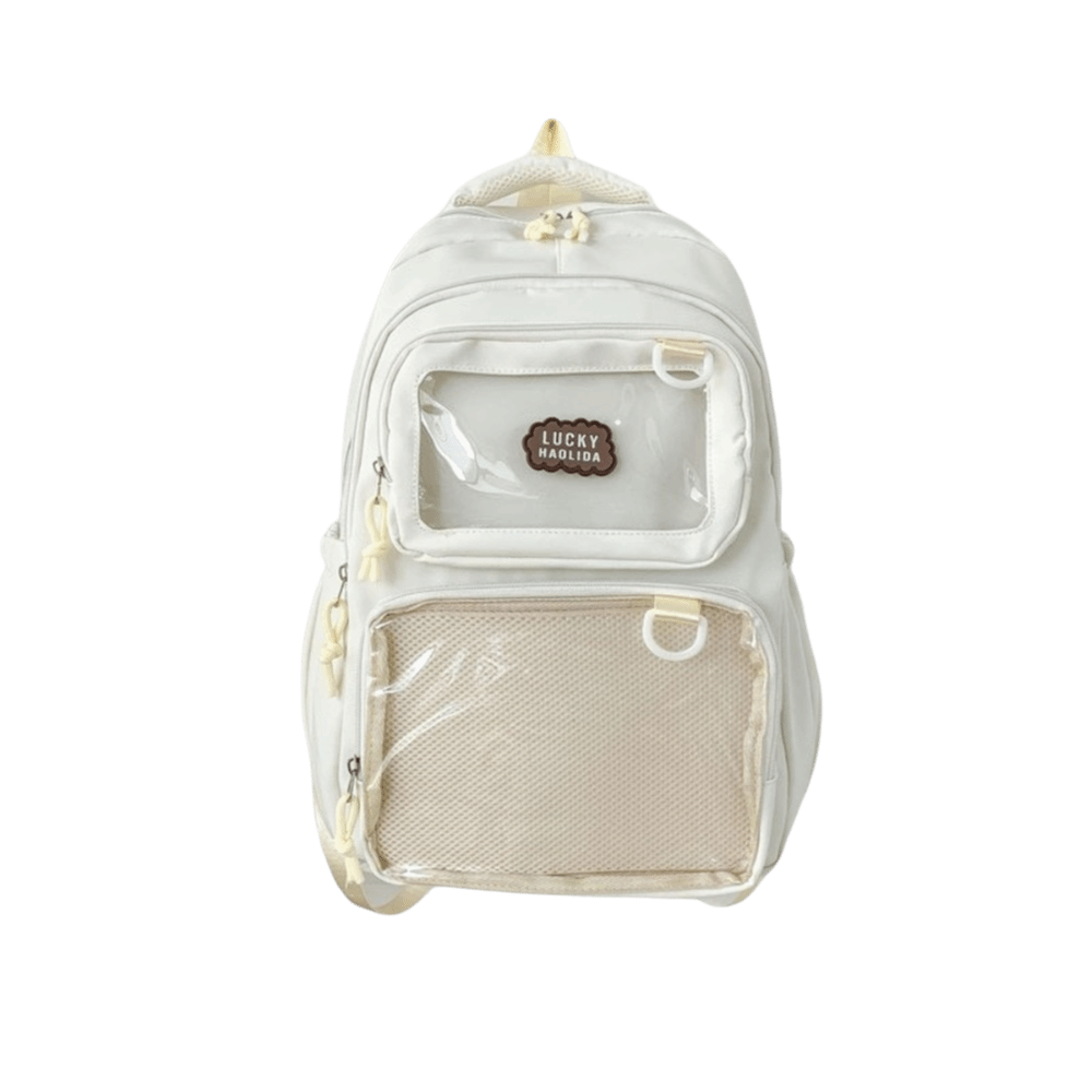 Large Capacity Ita Backpack with Pin Display Window, back to school backpack, Durable Nylon School Daypack – view 9