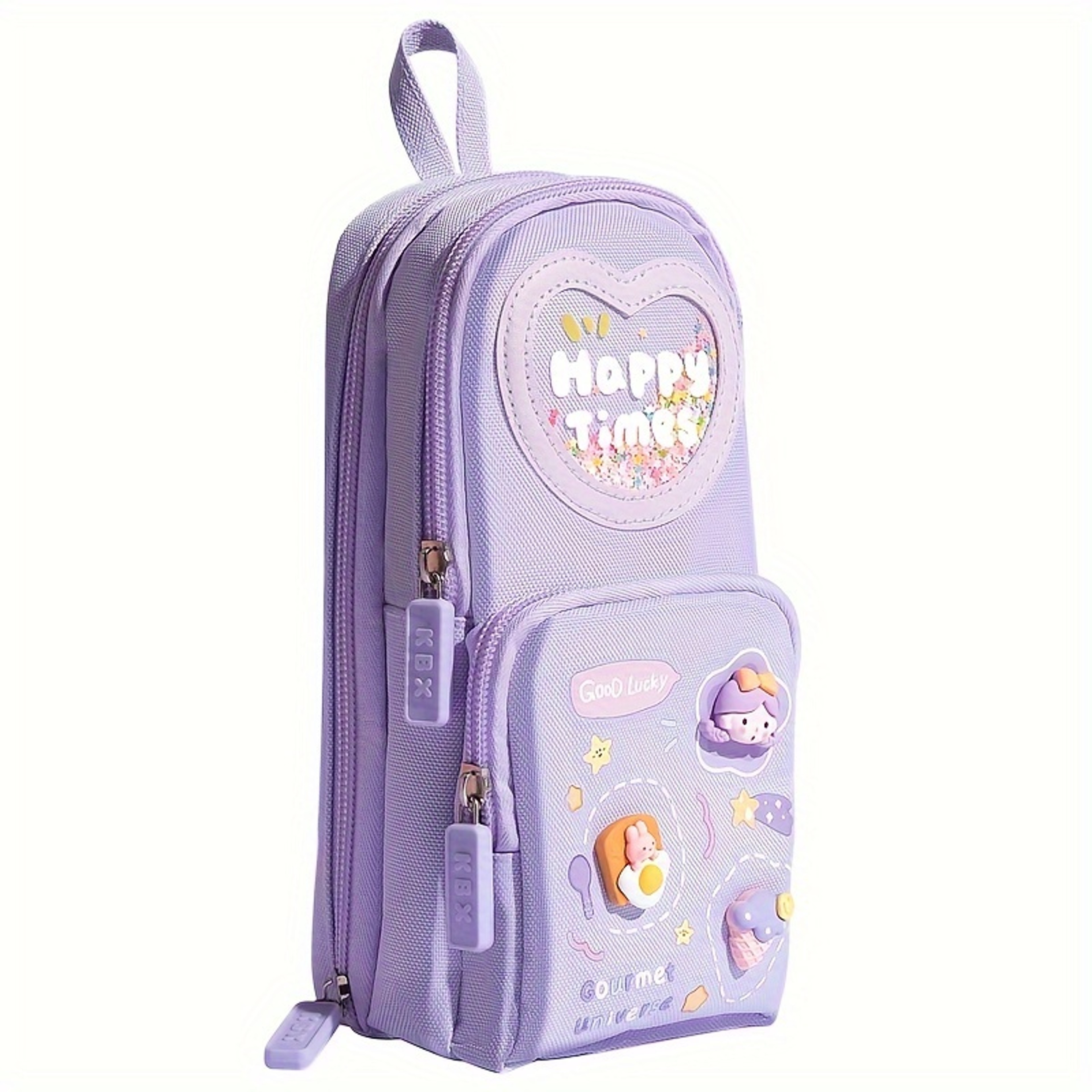 Cute Large Capacity Pencil Case with Multi Compartment Design Kawaii Stationery Organizer – view 8