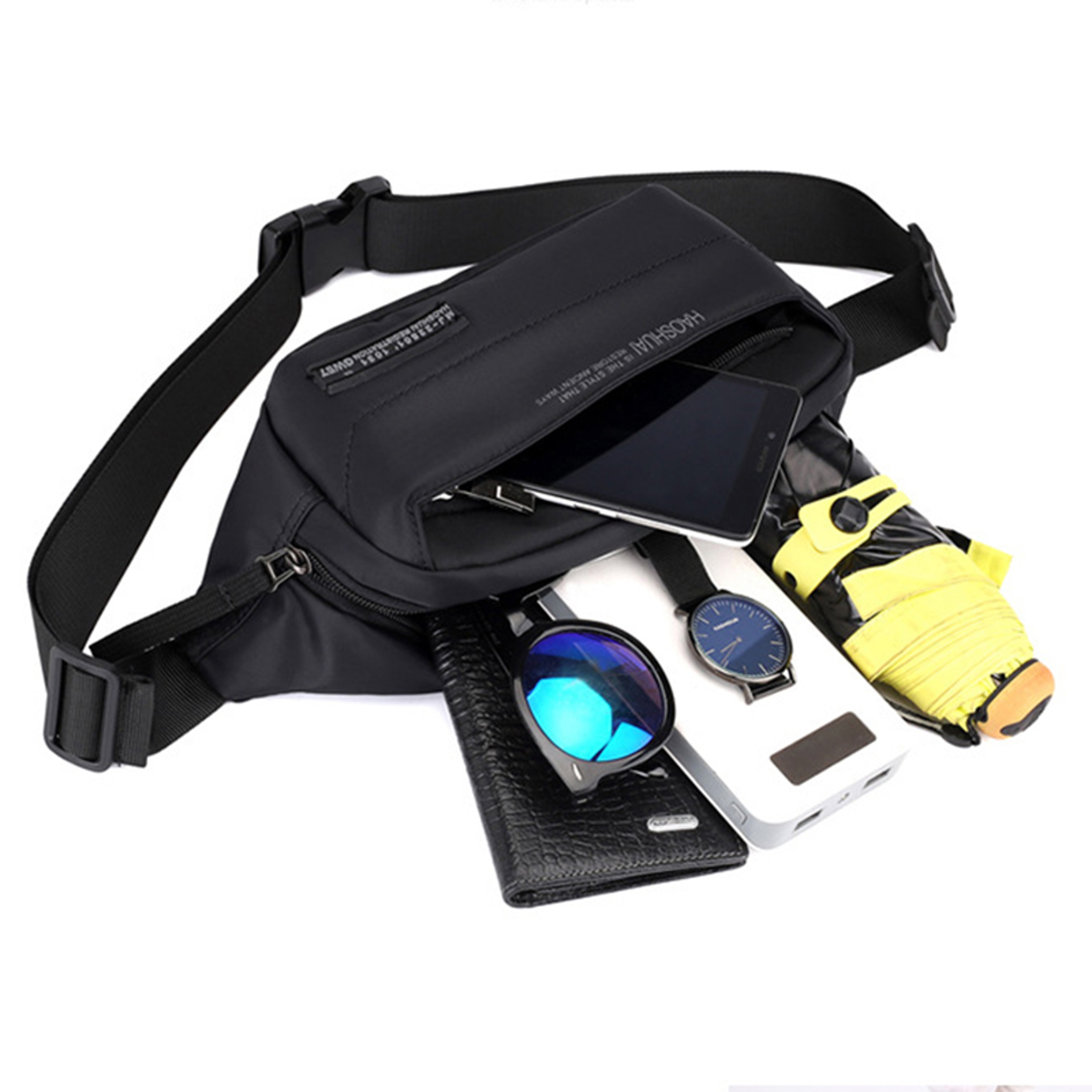 Urban Guard Back To School Backpack Multi Pocket Mens Waist Bag  Crossbody Sling For Travel Hiking 5