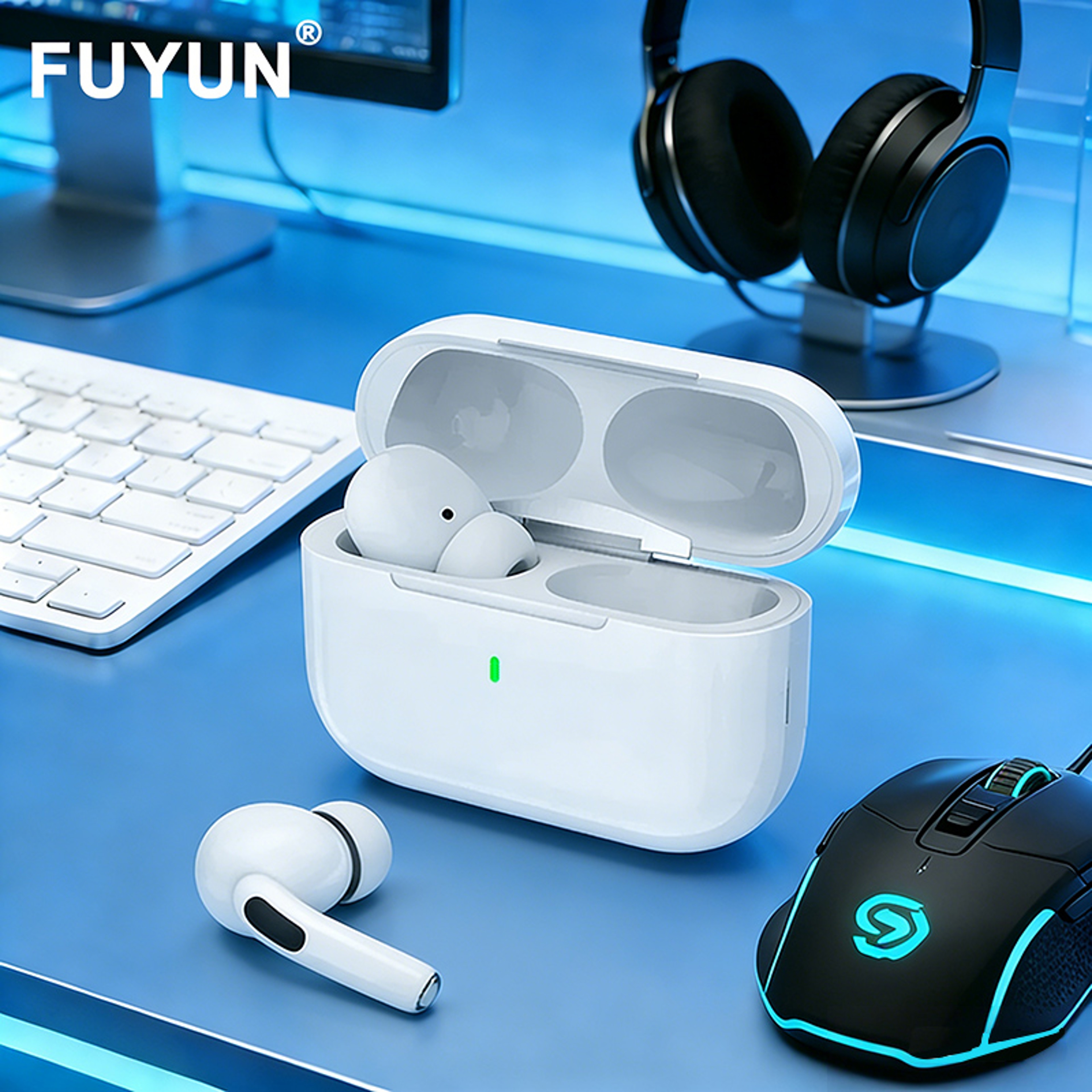 Airs Pro Bluetooth Earbuds With Touch Control  Siri Support 0