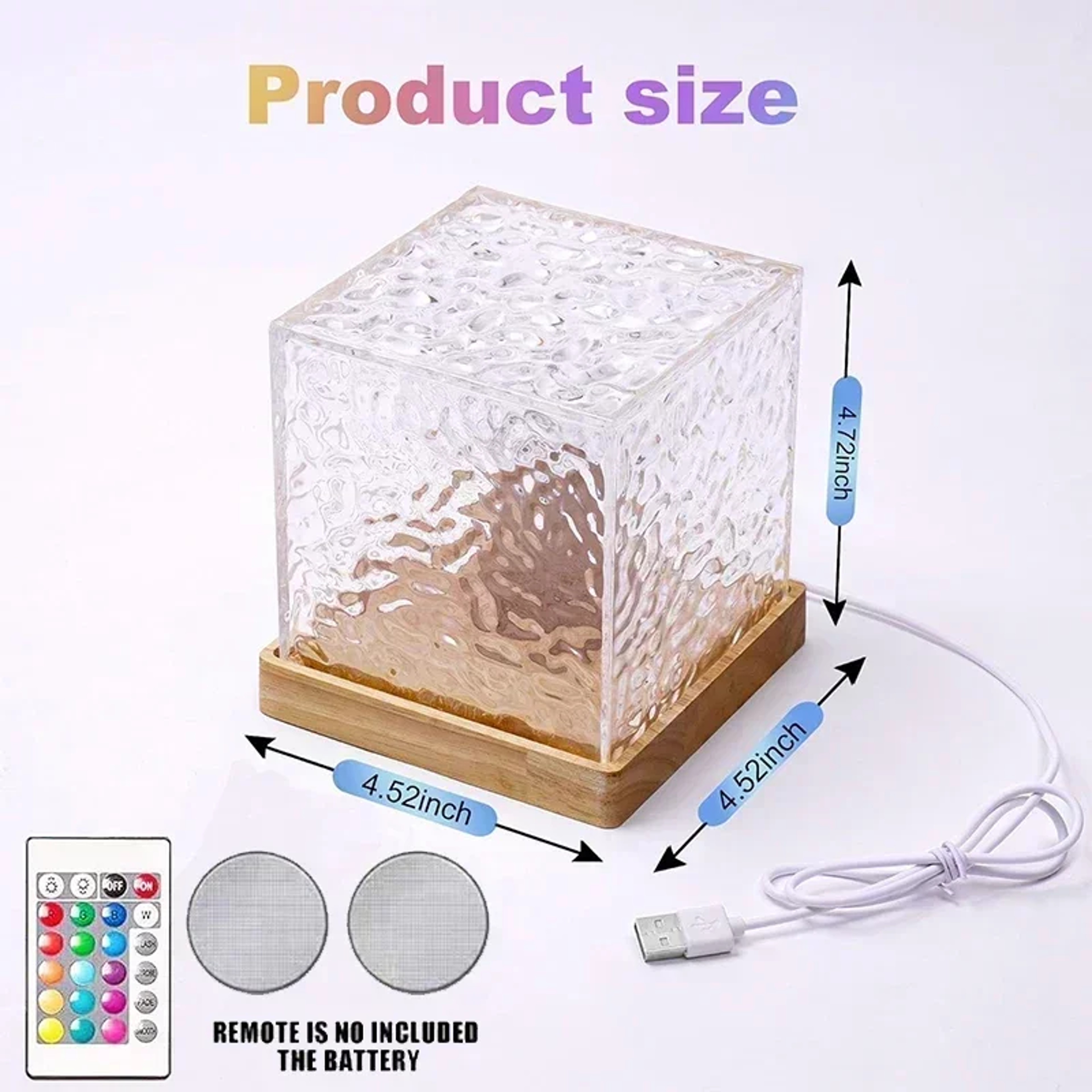 Ocean Wave Projector Aurora Light with Colors Remote Control LED Night Light – view 7