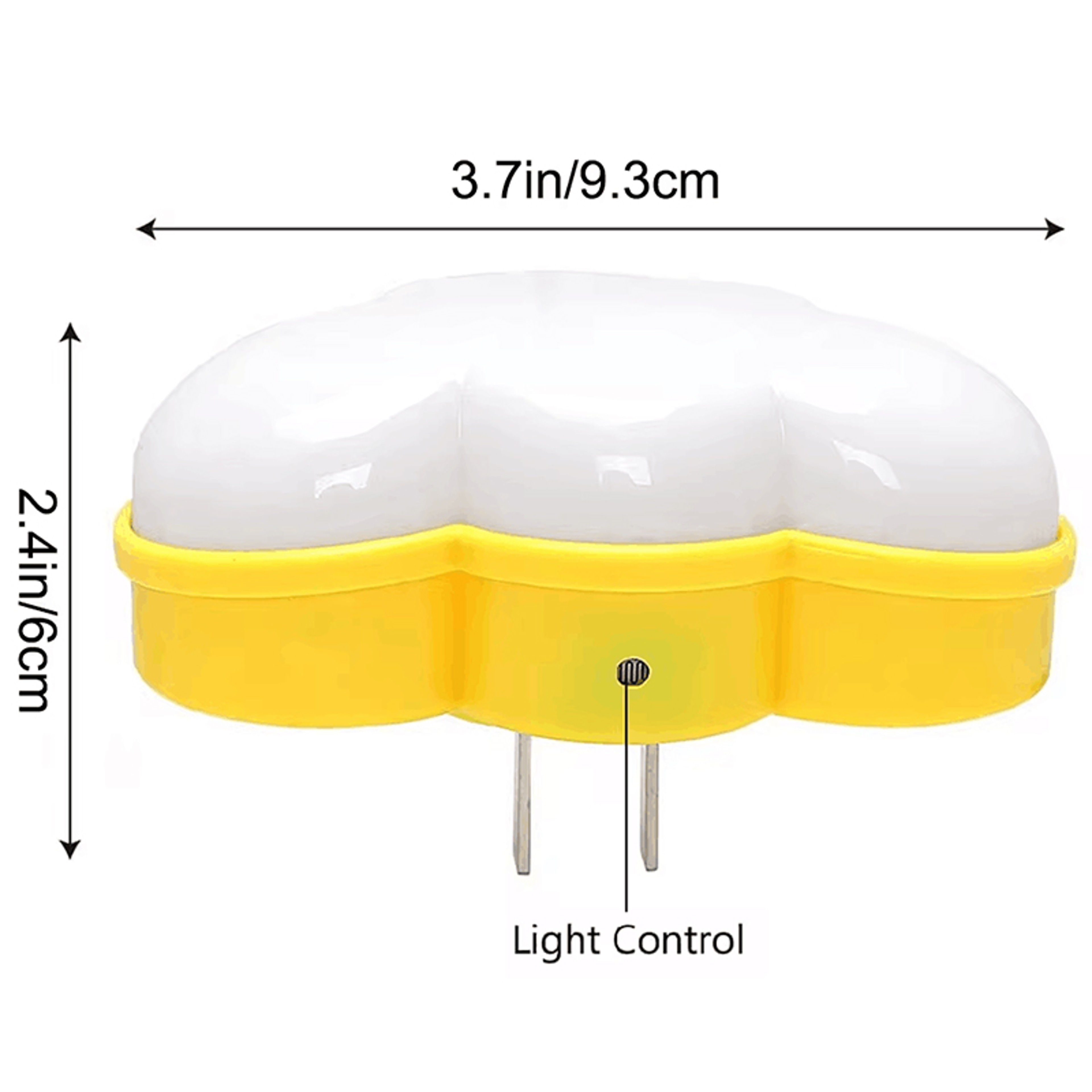 Cloud Motion Sensor Night Light Plug In LED Auto On Off Lamp For Kids Bedroom Hallway  Stairs 5