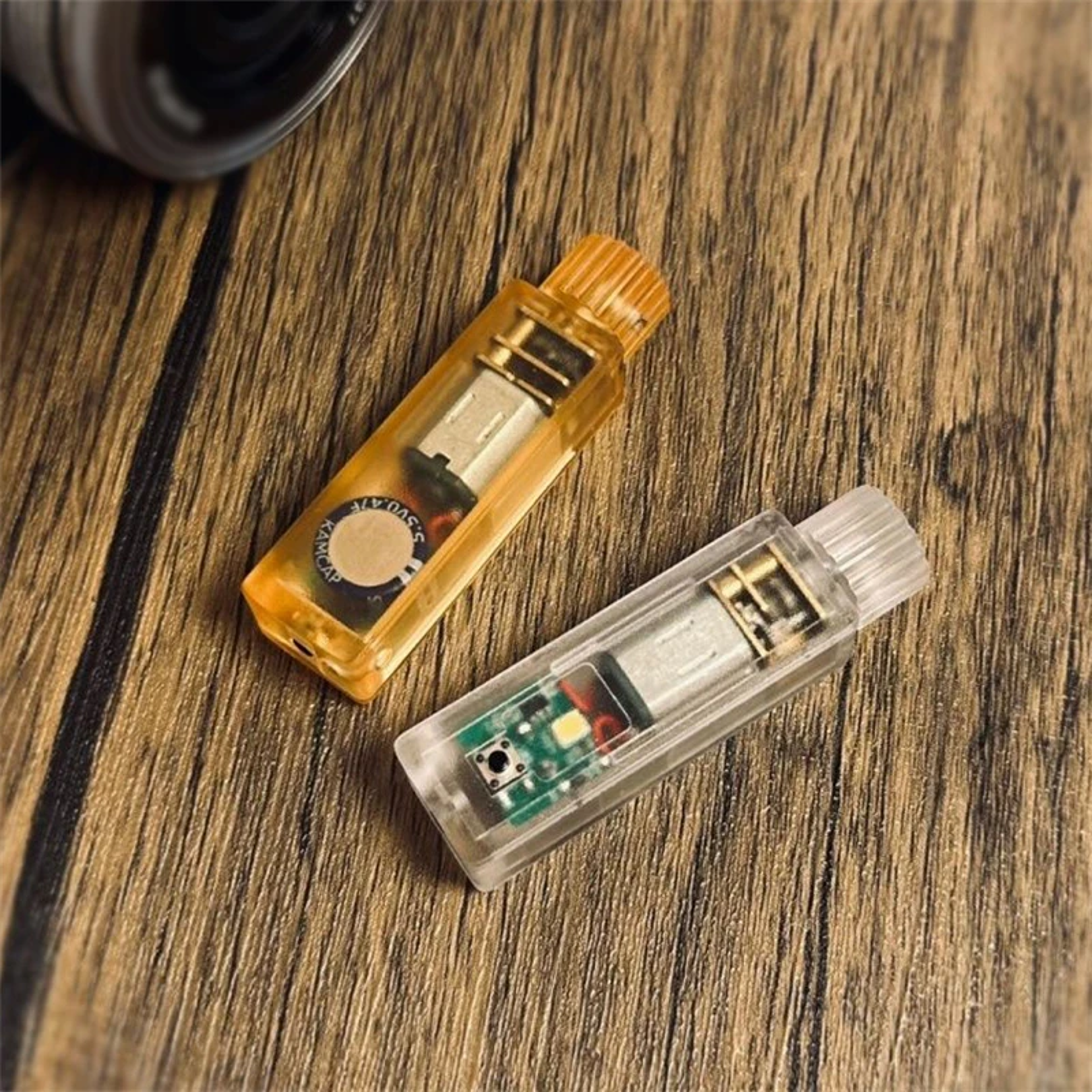 Hand Crank Flashlight EDC Fidget Toy Self Powered Emergency Camping Light 5