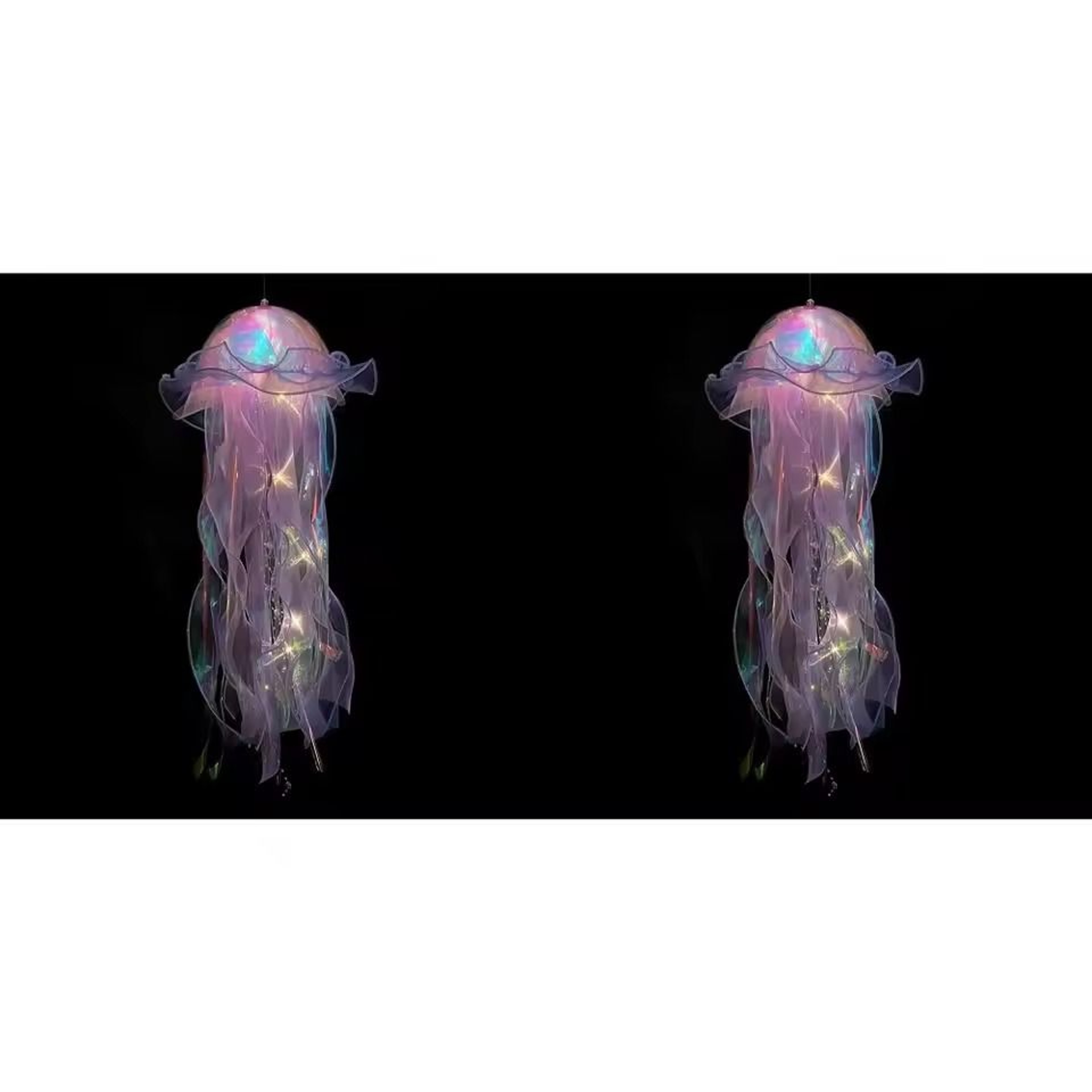 Luminous RGB Jellyfish Night Light Hanging Ceiling Decor For Bedroom Mood Lighting 5